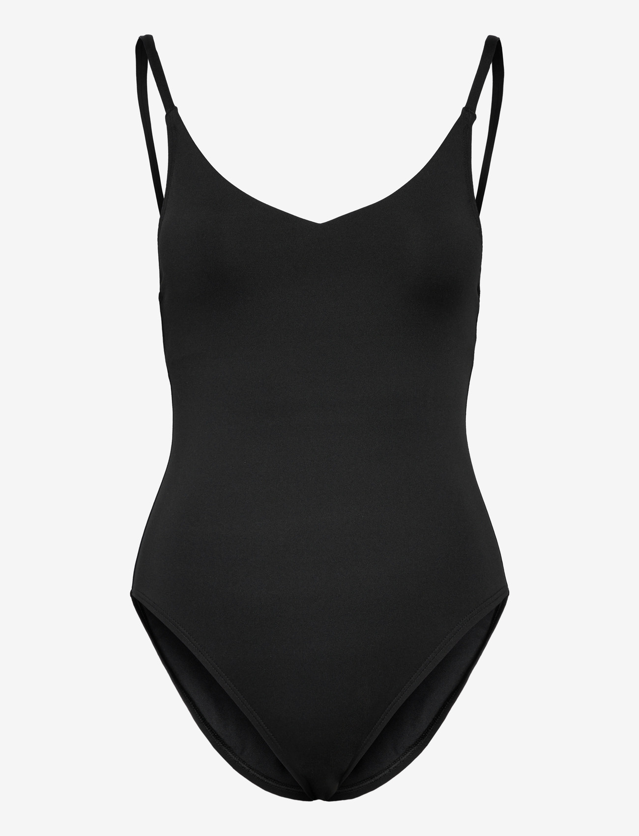 Speedo - Solid V-Neck Swimsuit - ujumistrikood - anthracite - 0