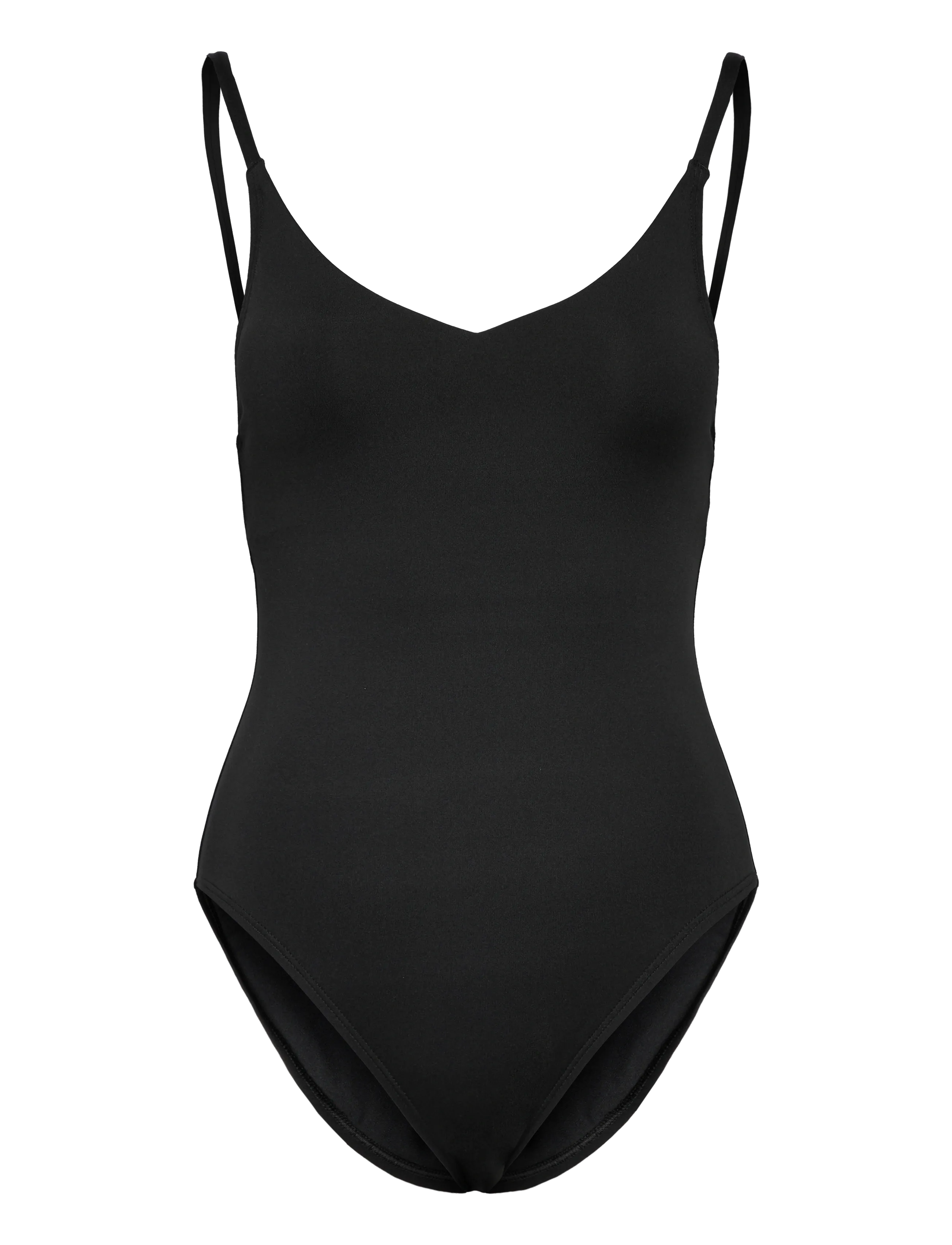 Speedo Solid V-Neck Swimsuit - Sports swimwear - ANTHRACITE / black