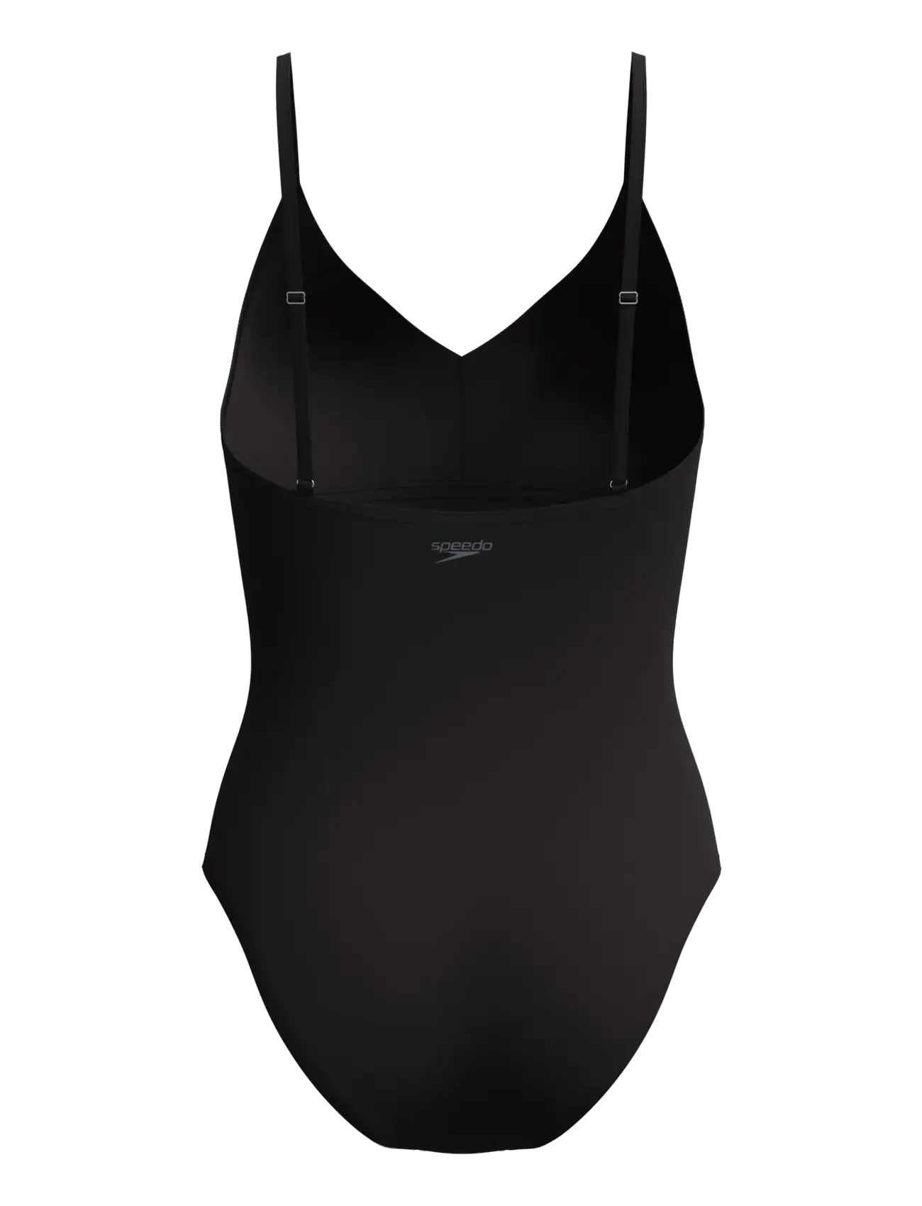 Speedo - Solid V-Neck Swimsuit - sportsbadetøy - anthracite - 2