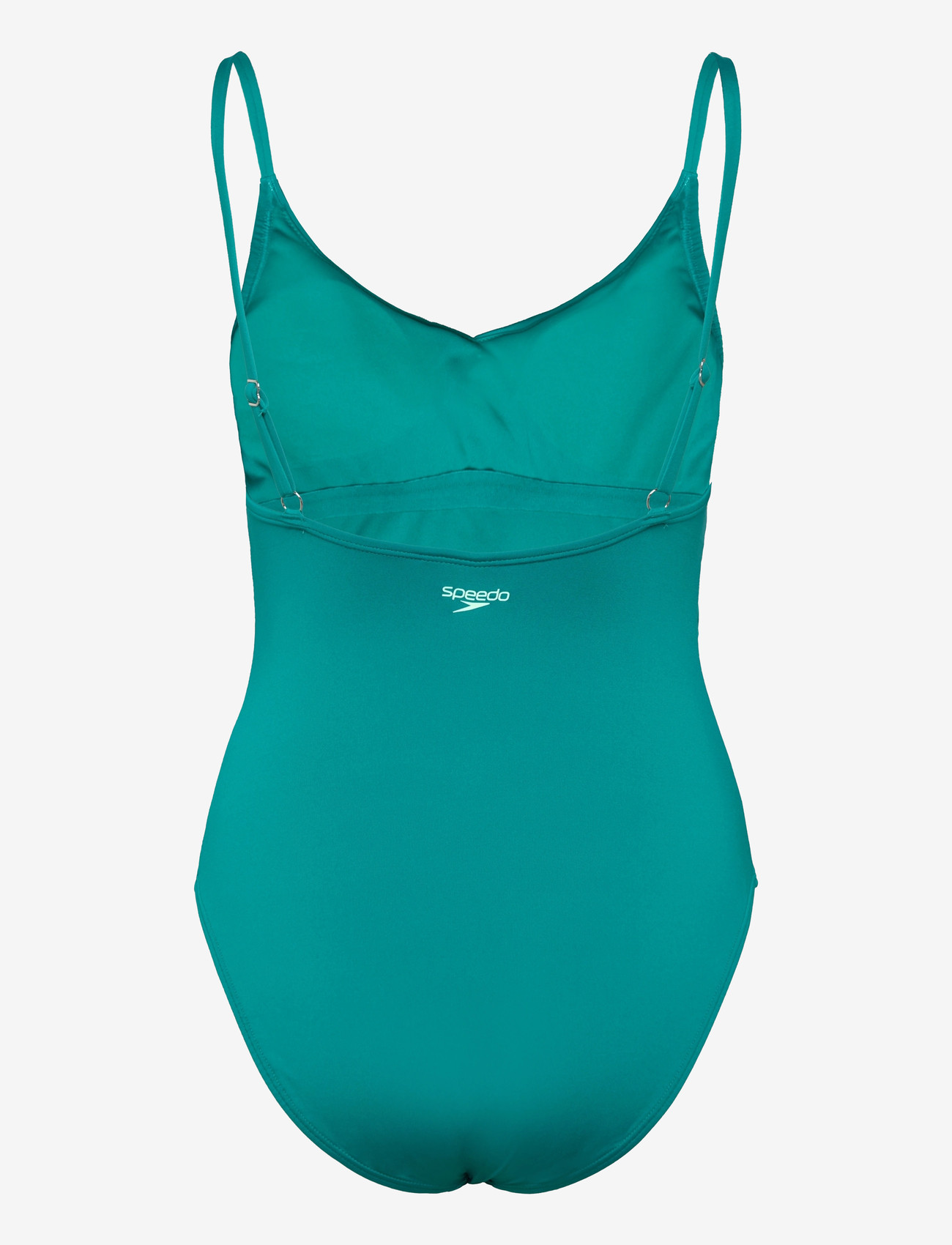 Speedo - Solid V-Neck Swimsuit - swimsuits - peacock teal - 2