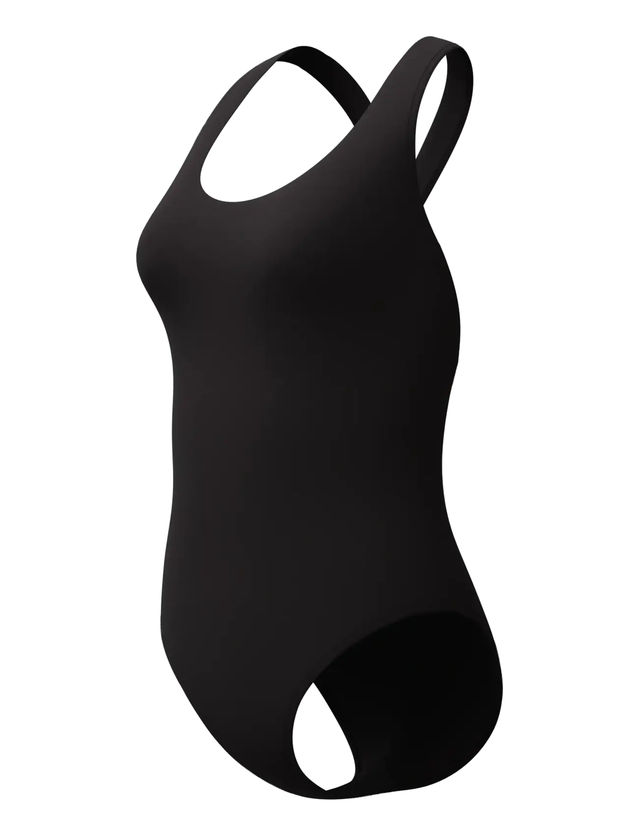 SPEEDO Solid Scoop Neck Badeanzug Schwarz - S - Damen
