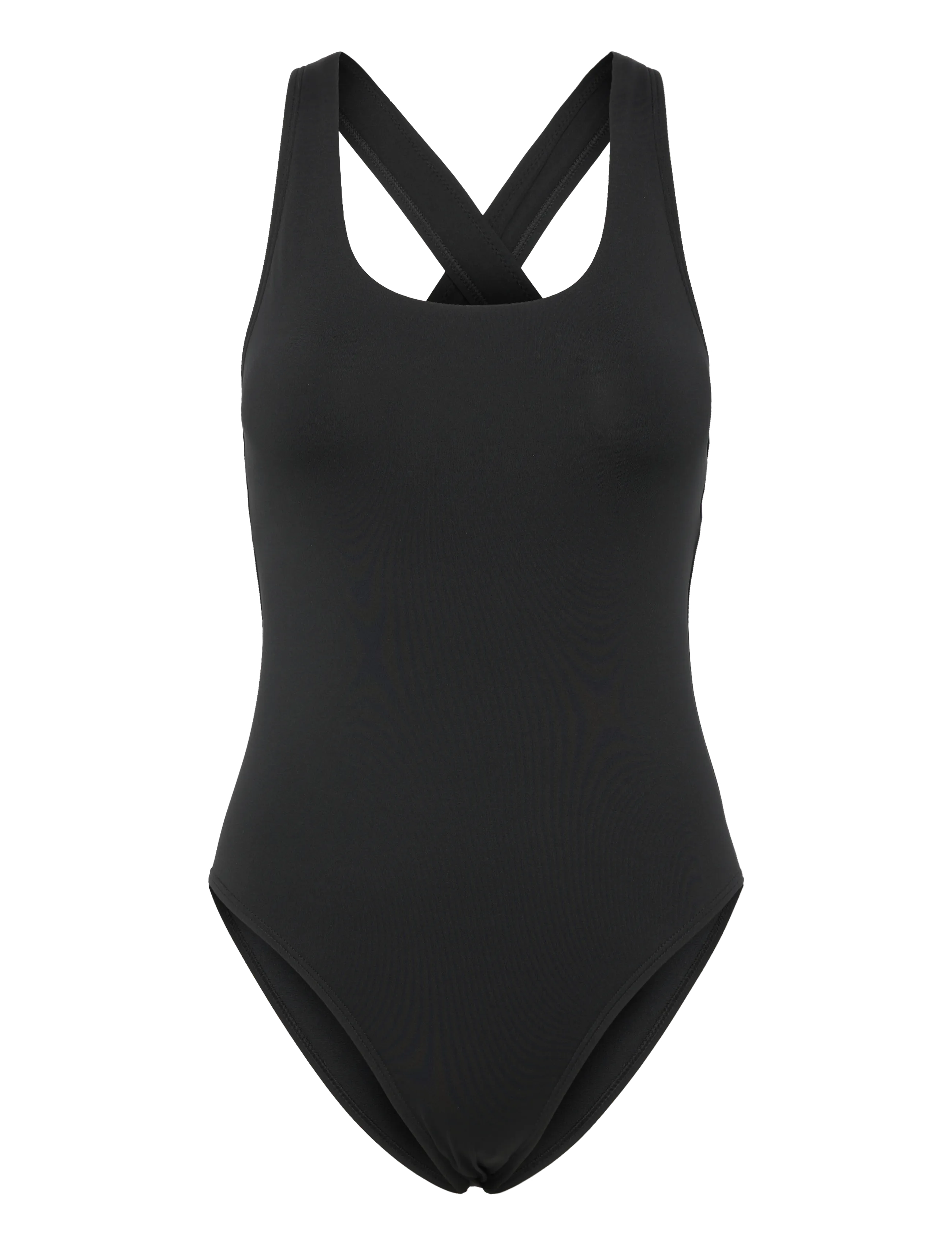 Speedo Solid Scoop Neck Swimsuit - Sports swimwear - ANTHRACITE / black