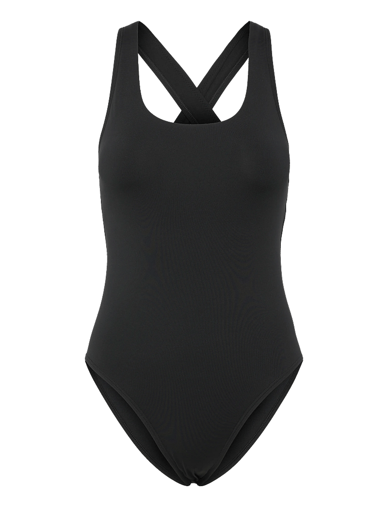 Speedo - Solid Scoop Neck Swimsuit - ujumistrikood - anthracite - 0