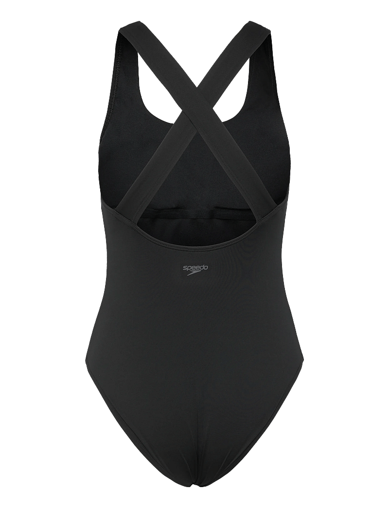 Speedo - Solid Scoop Neck Swimsuit - ujumistrikood - anthracite - 1