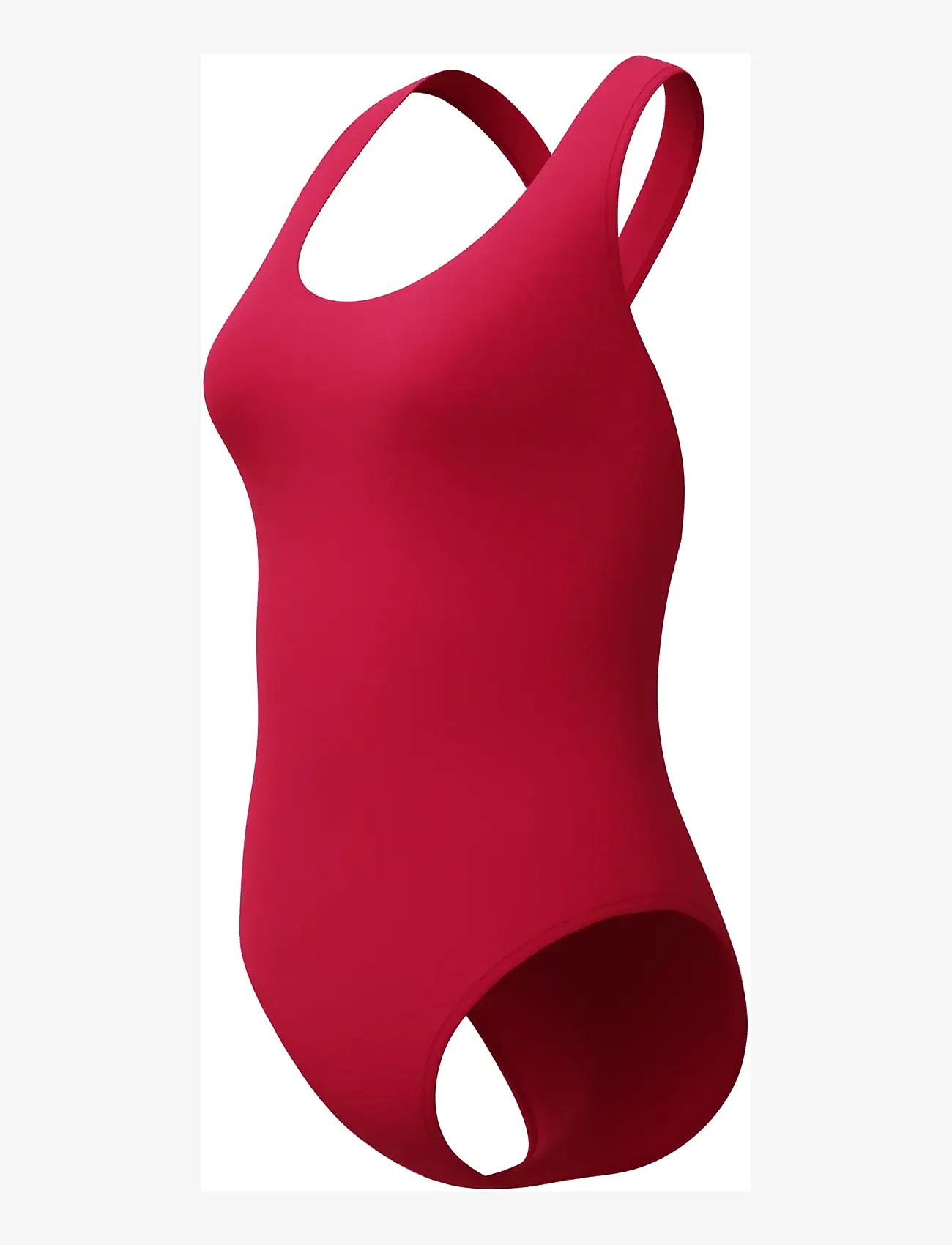 Speedo - Solid Scoop Neck Swimsuit - sport-bademode - ruby - 1