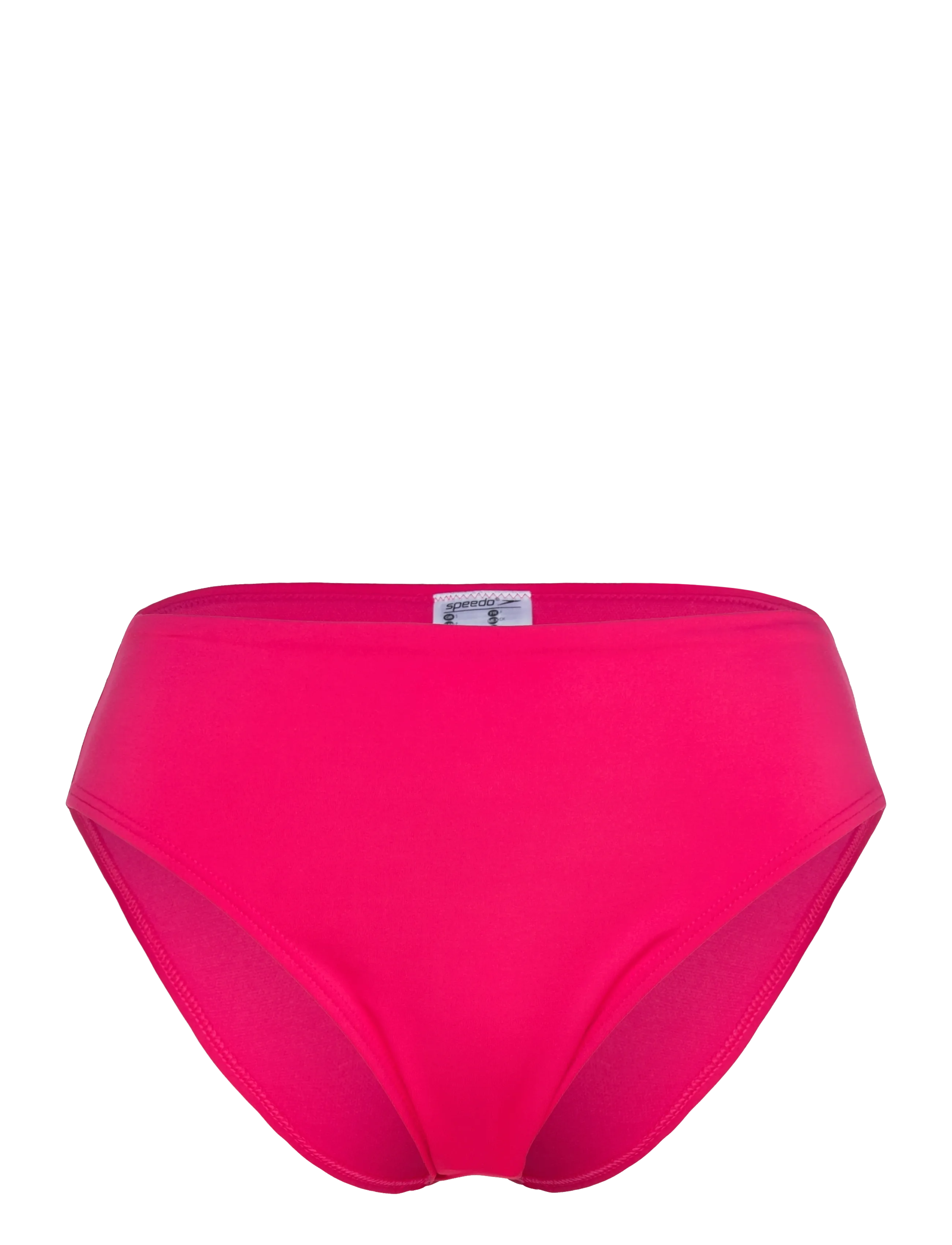 Speedo Solid Cheeky High Waist Bikini Bottom - Bikinier - RUBY / pink/rose