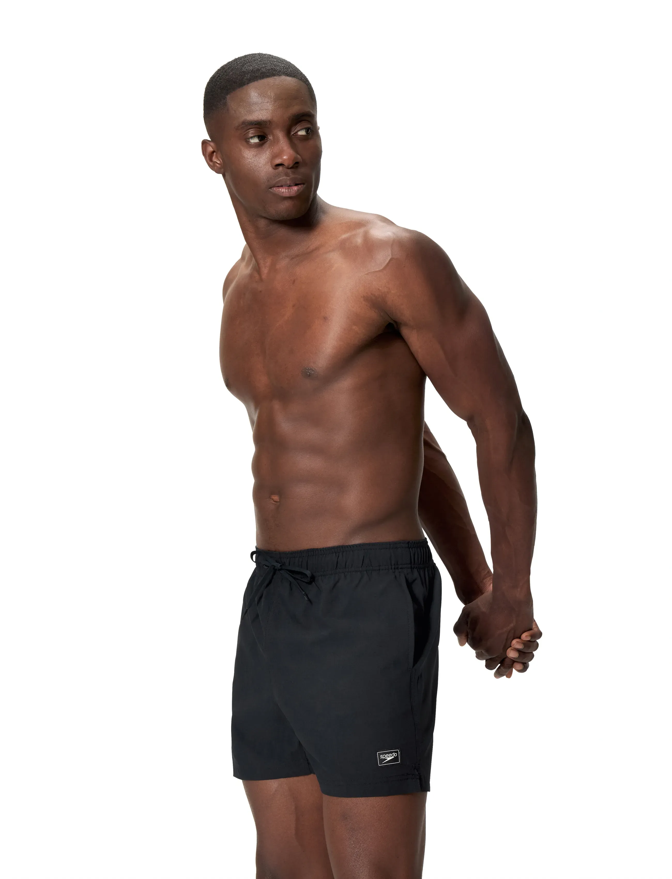 Speedo Classic Logo Volley 16", XL, Black, Sport Badetøj > Sport Swim Shorts, Herre
