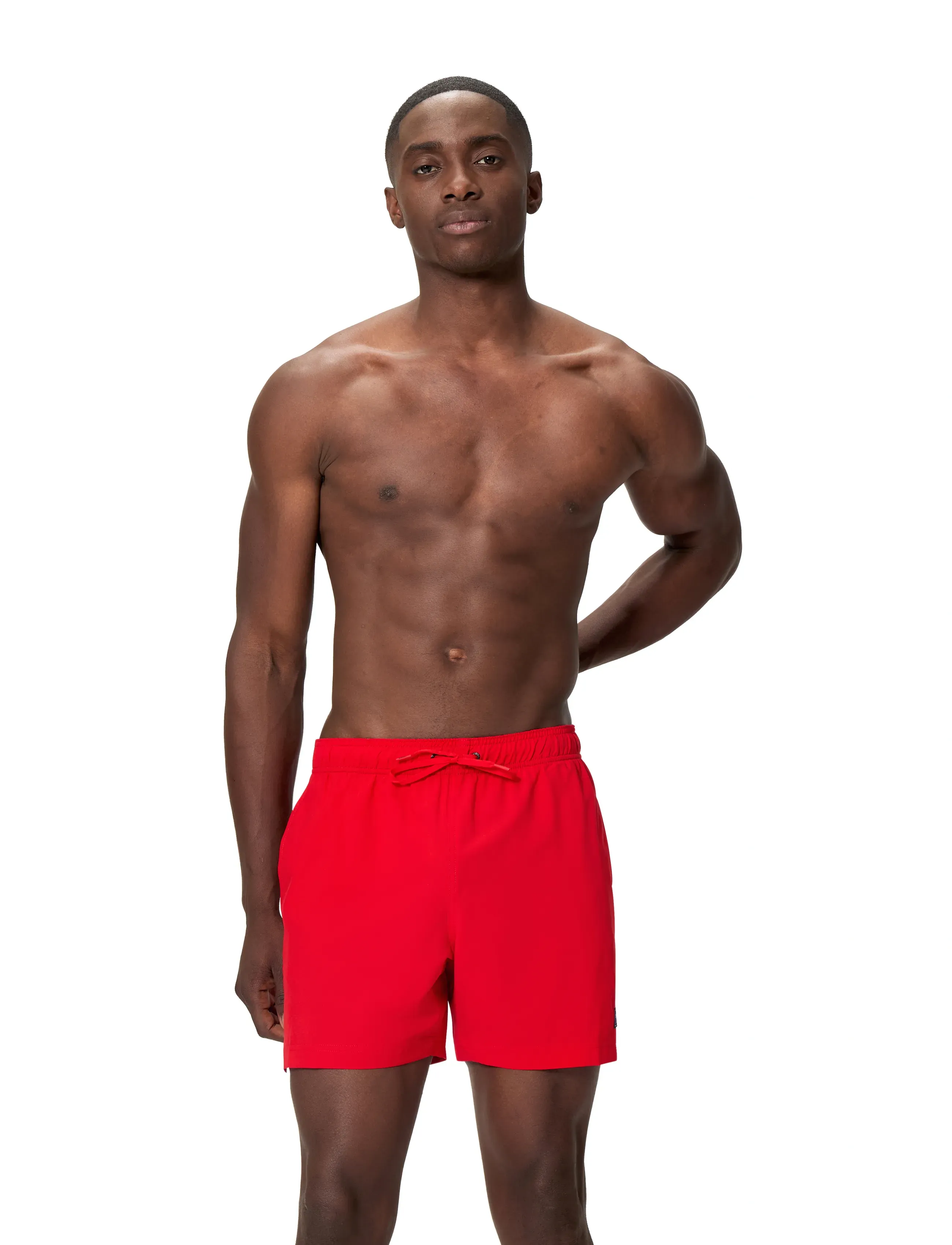 Speedo Classic Logo Volley 16", Mænd, Svømmeshorts, Rød, Str: M