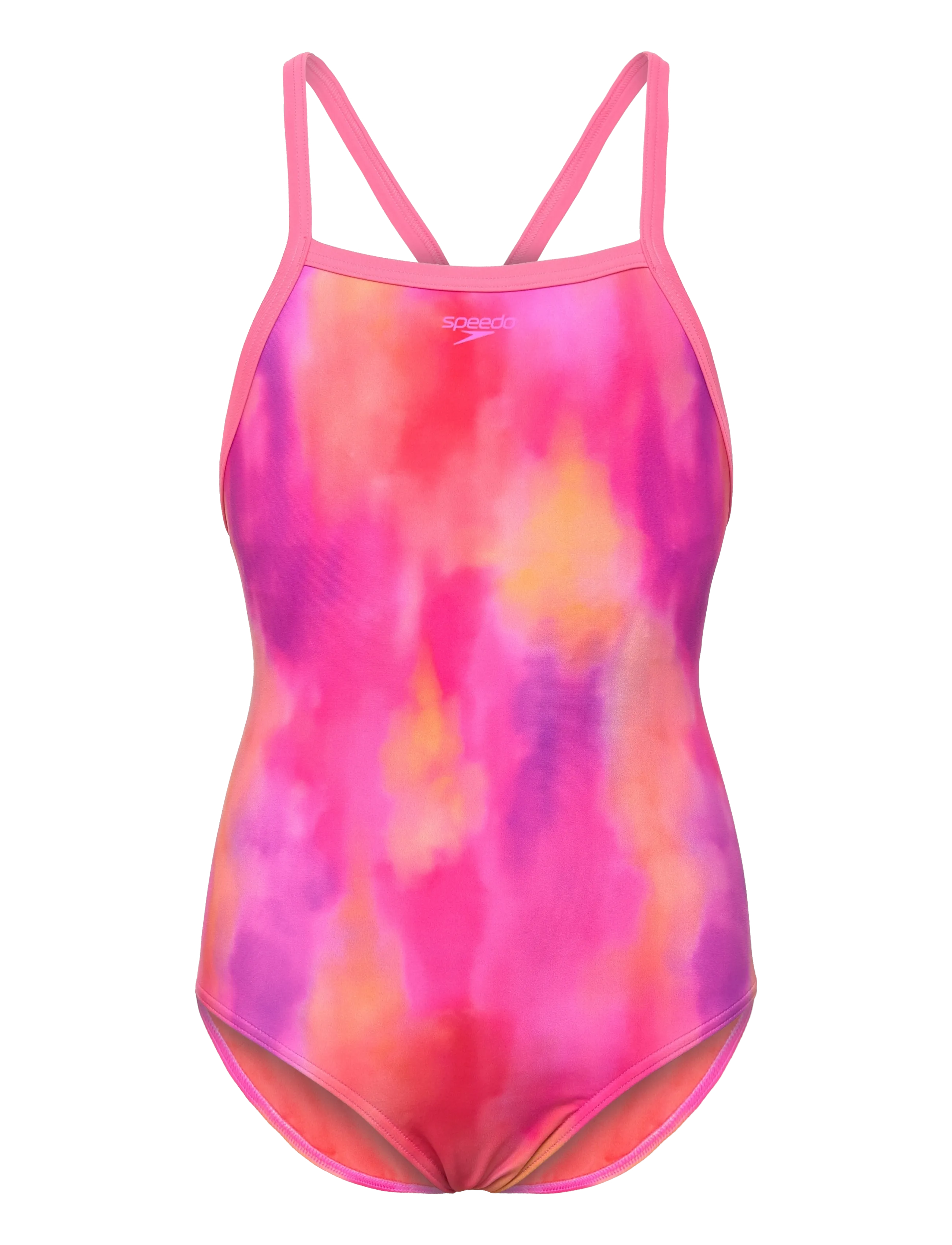 Speedo Print Thinstrap One Piece - Kläder - PINK LEMONADE / pink/rose