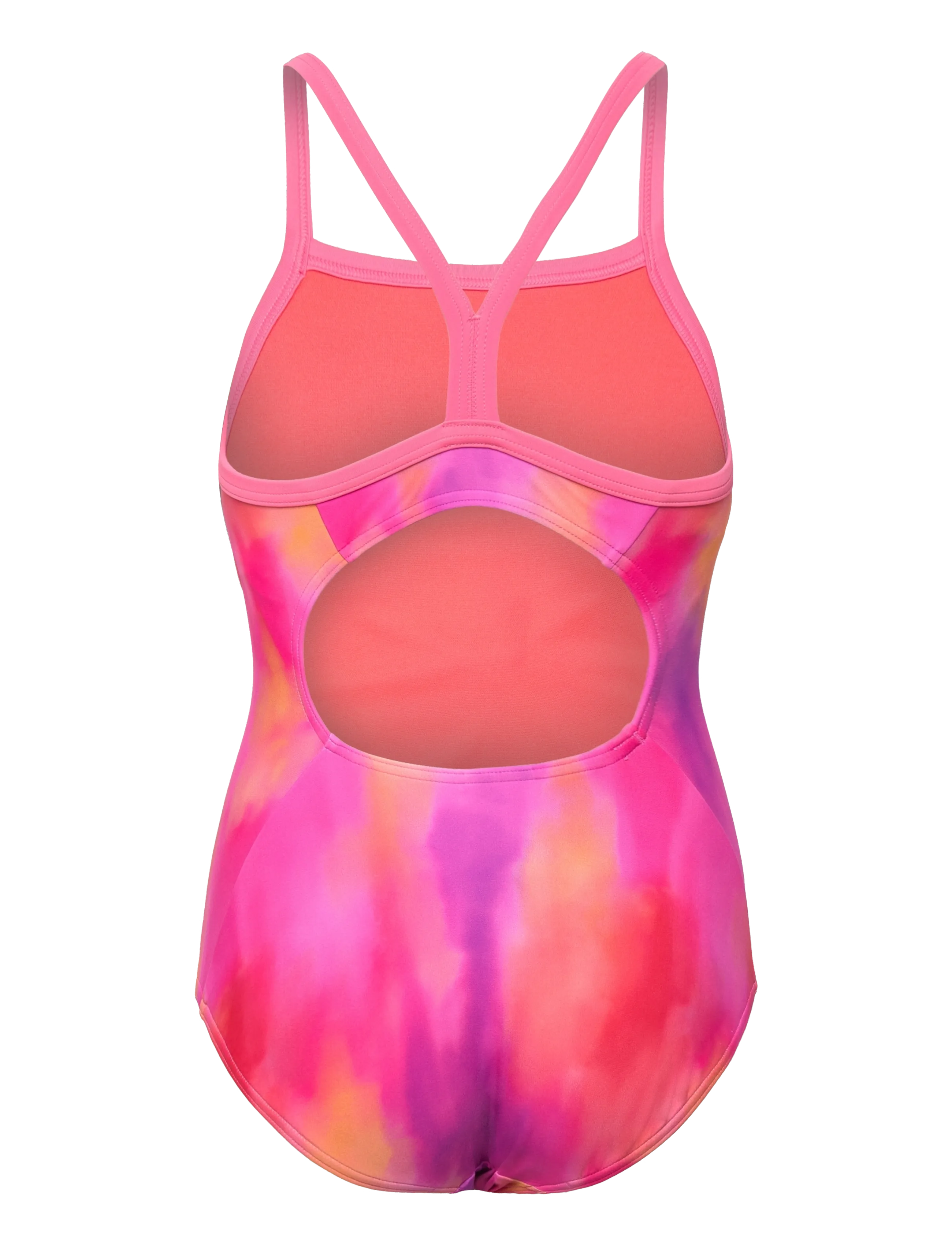 Speedo - Print Thinstrap One Piece - swimsuits - pink lemonade - 1