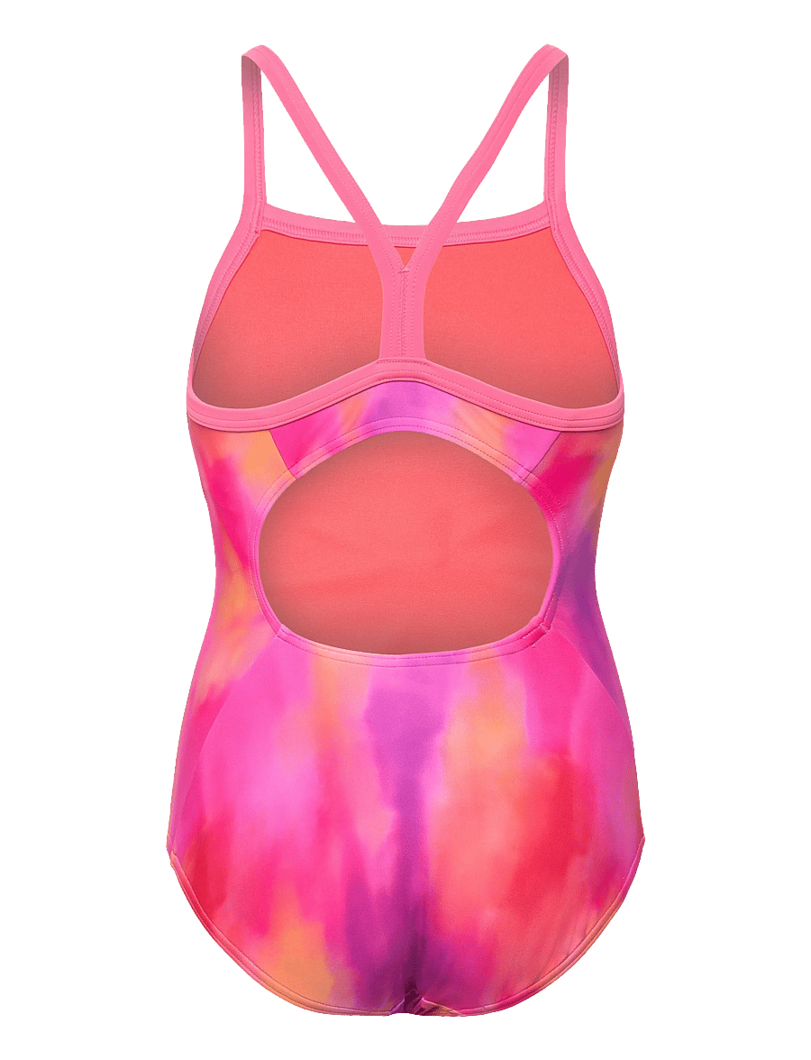Speedo - Print Thinstrap One Piece - badeanzüge - pink lemonade - 1