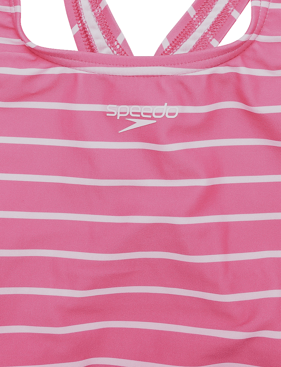 Speedo - Print Medalist Swimsuit - baddräkter - blush pink - 2