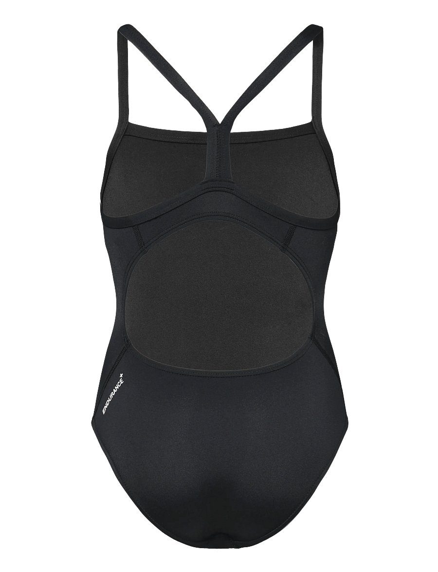 Speedo - Endurance+ Logo Thinstrap Swimsuit - badeanzüge - anthracite - 1