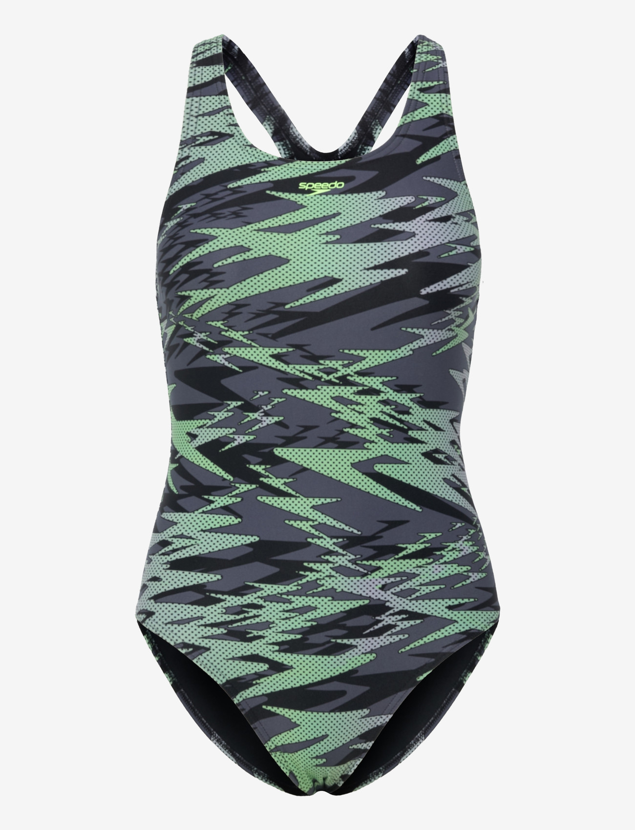 Speedo - Hyperboom Print Medalist One Piece - sports swimwear - pale clover - 0