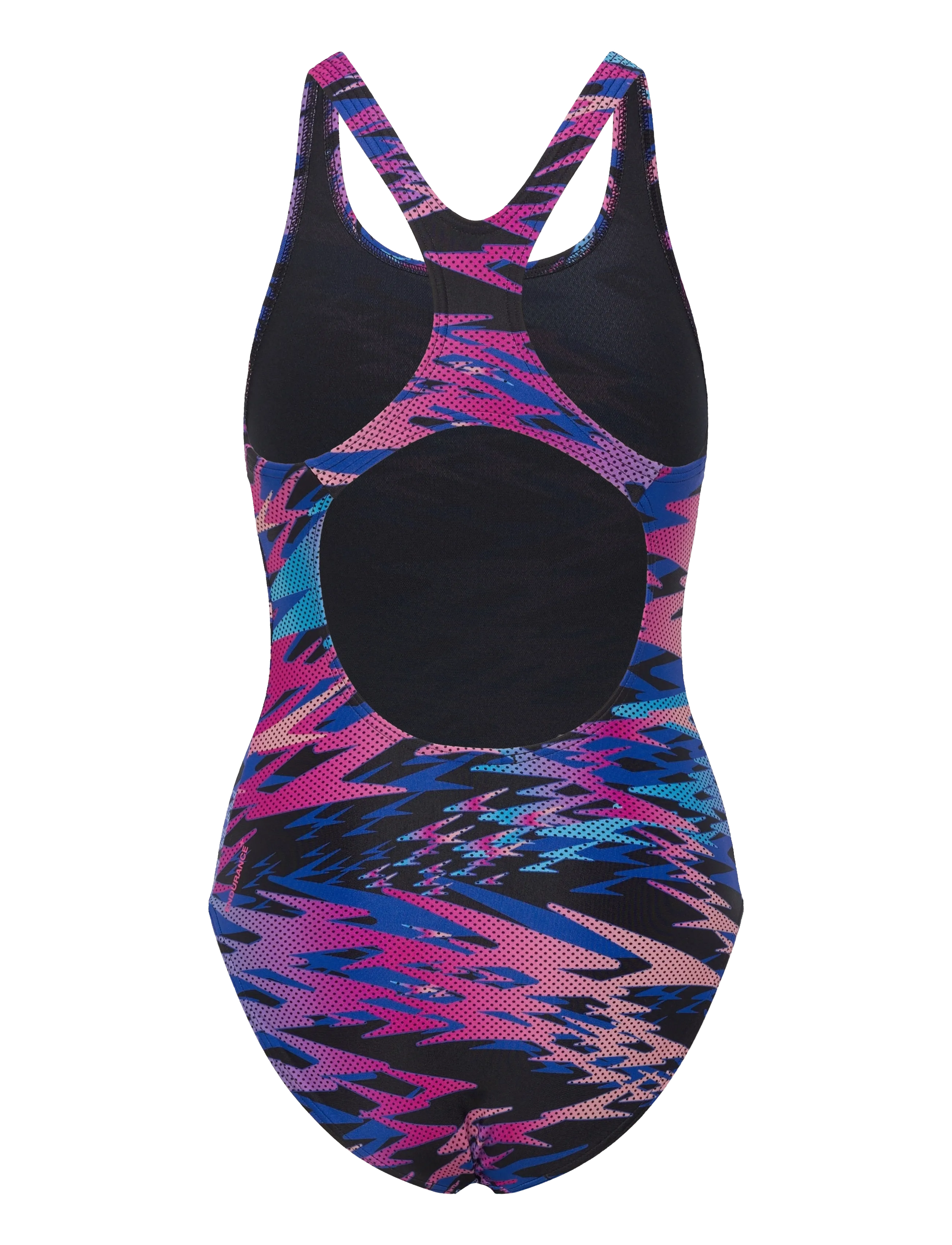 Speedo - Hyperboom Print Medalist Swimsuit - badedragter - anthracite - 2