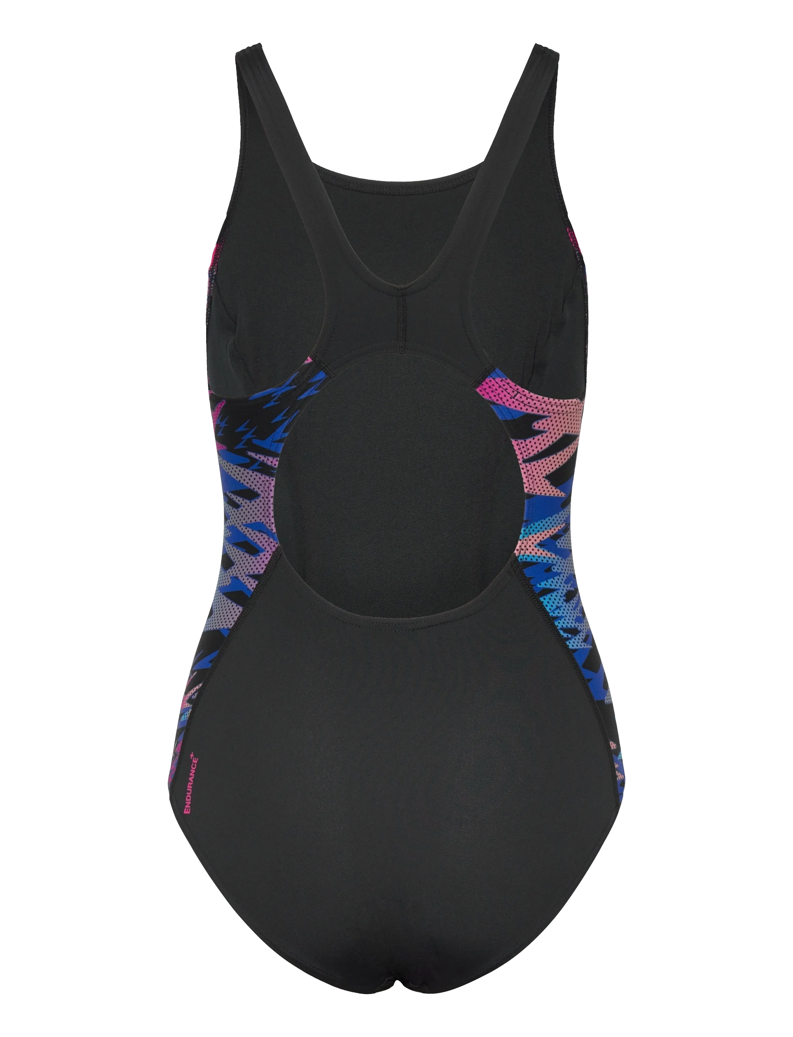 Speedo - Hyperboom Splice Muscleback One Piece - urheilu-uima-asut - anthracite/margarita pink - 1