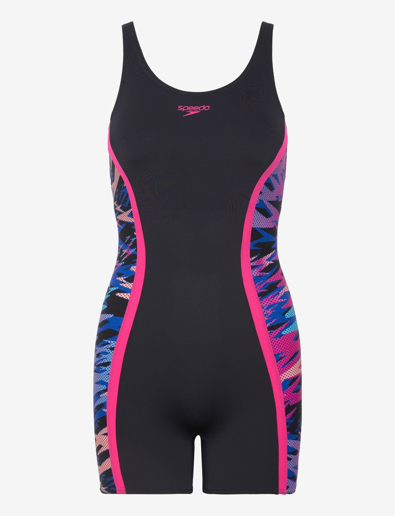Speedo - Hyperboom Splice Muscleback Legsuit - sports swimwear - anthracite/margarita pink - 1