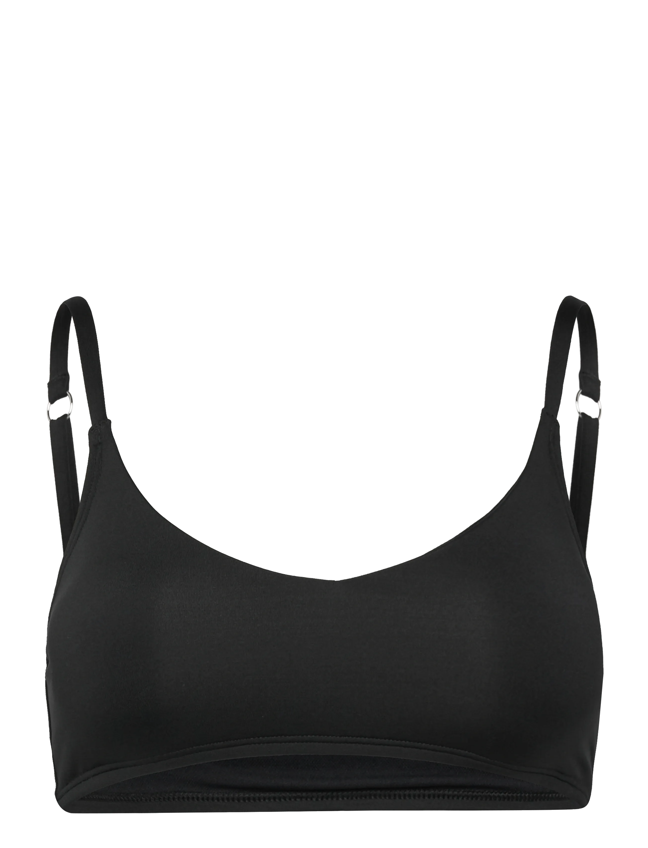 Speedo Solid Triangle Bikini Top - Sports swimwear - ANTHRACITE / black