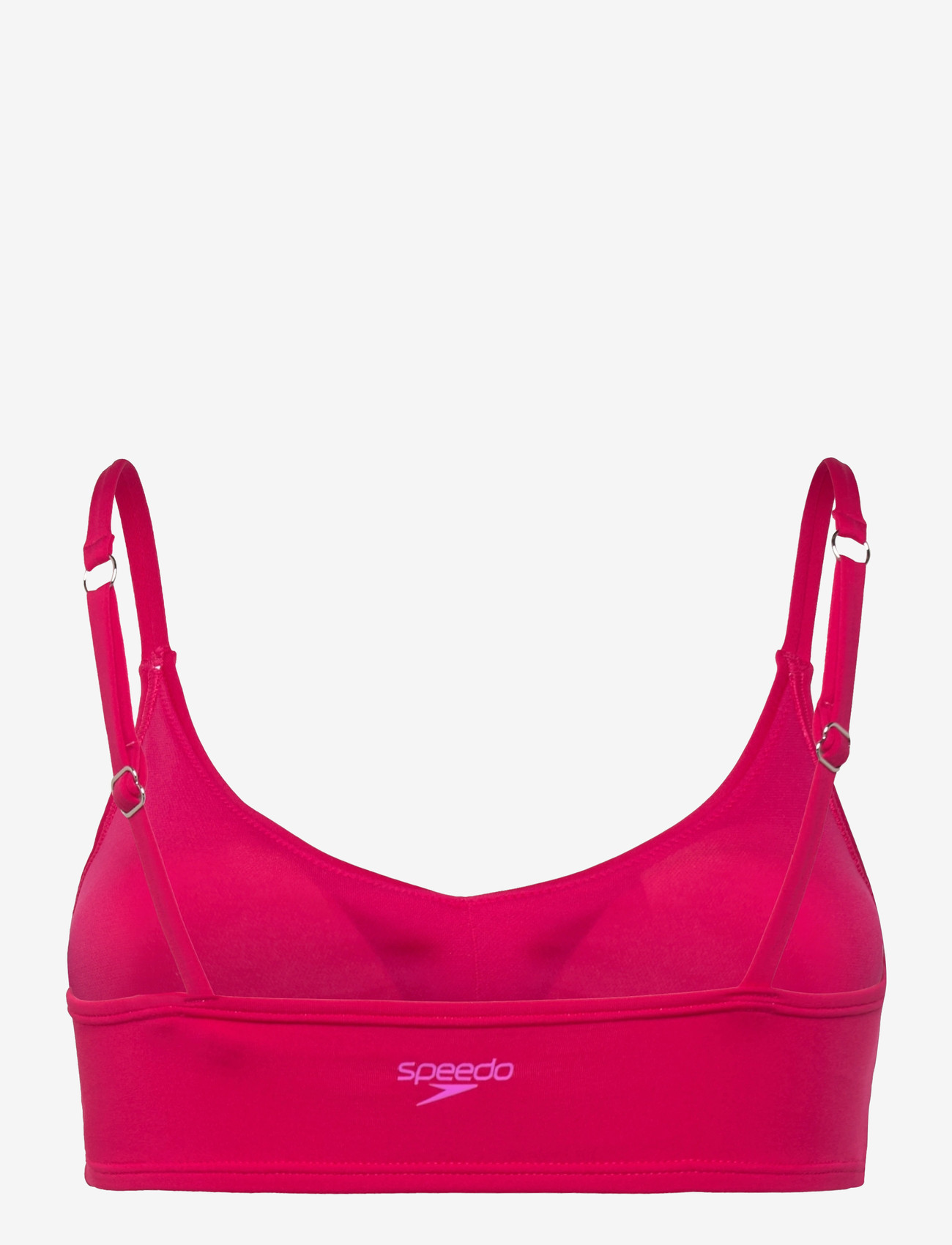 Speedo - Solid Triangle Bikini Top - triangelformad bikinis - ruby - 1