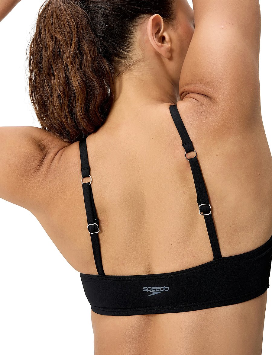 Speedo - Solid Triangle Bikini Top - sportsbadetøj - anthracite - 3