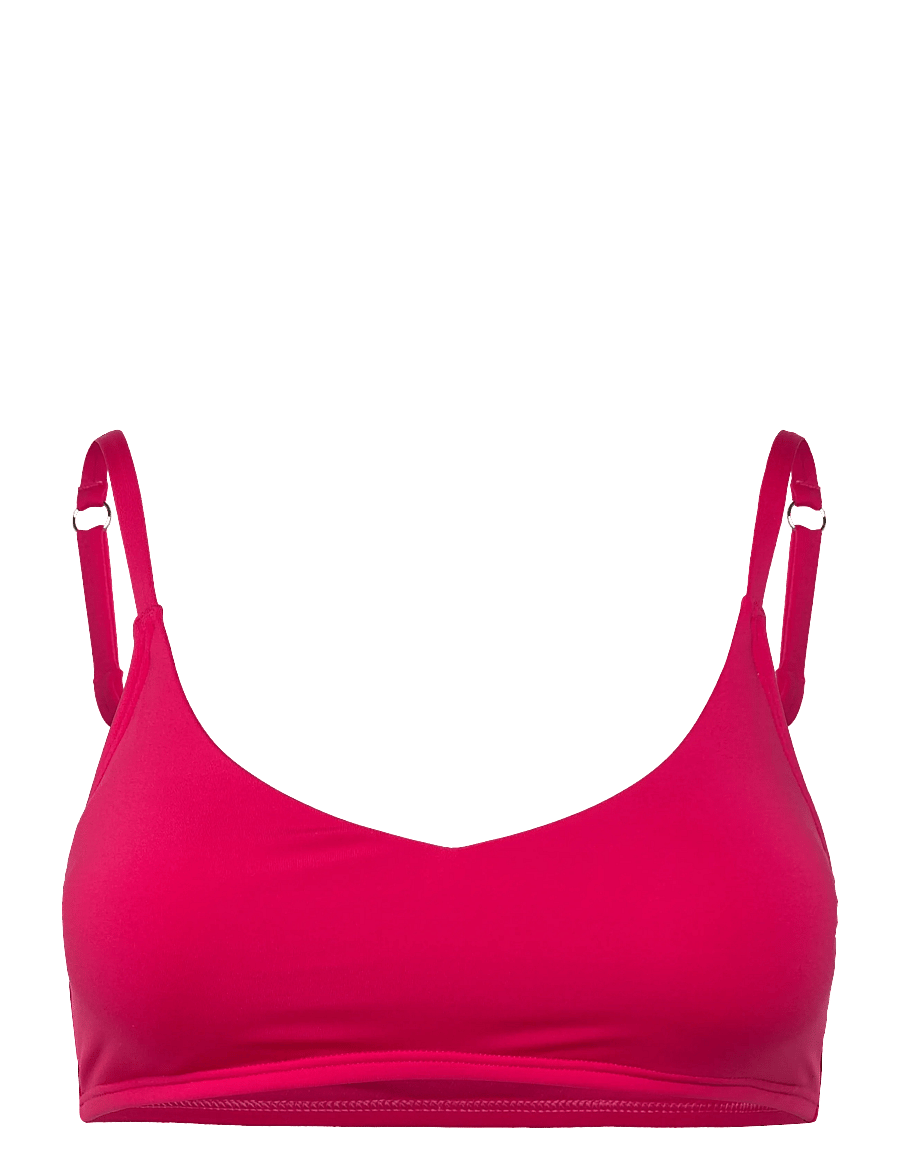 Speedo - Solid Triangle Bikini Top - sportiniai bikiniai - ruby - 1