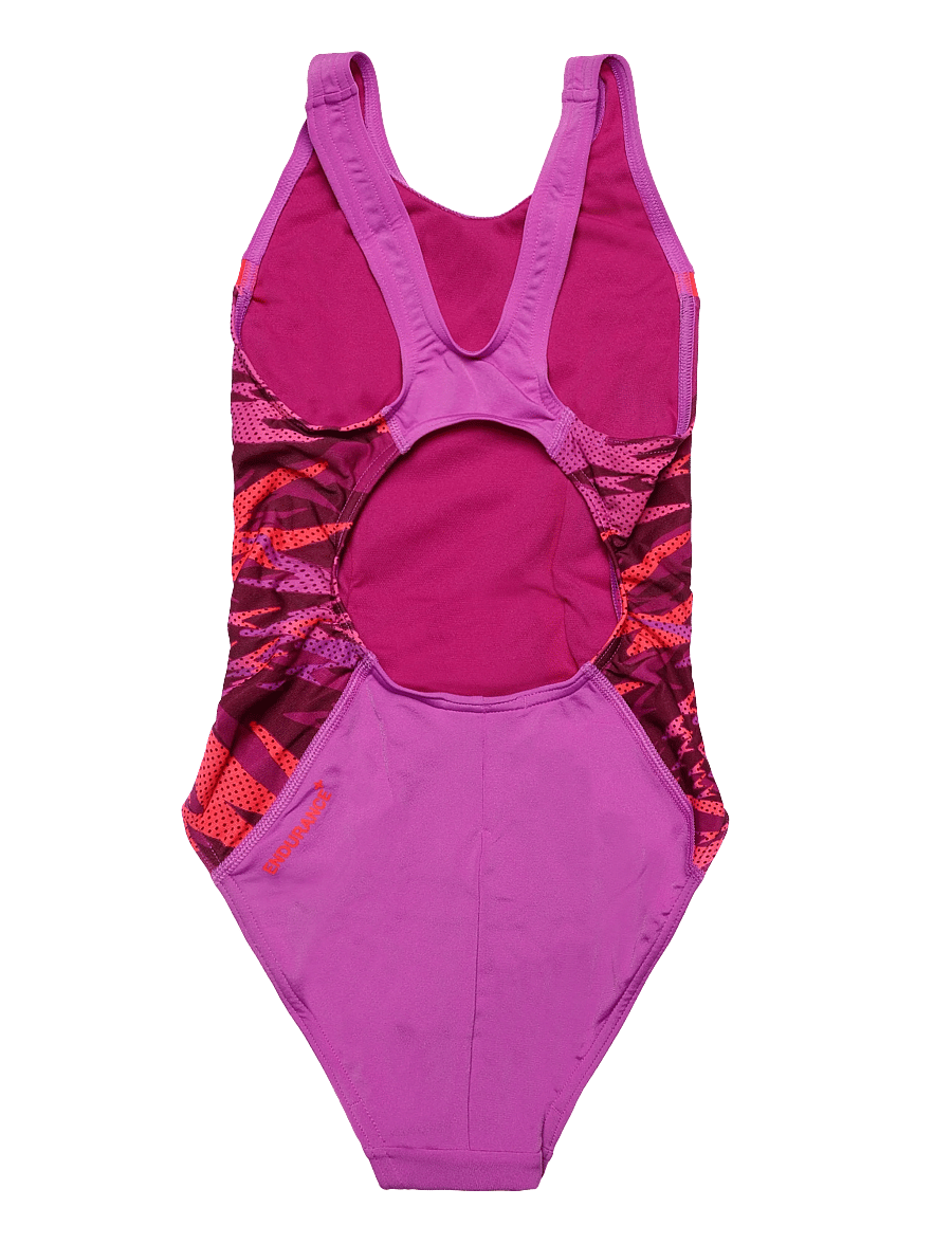 Speedo - Hyperboom Splice Muscleback Swimsuit - baddräkter - neon jelly/post it pink - 1