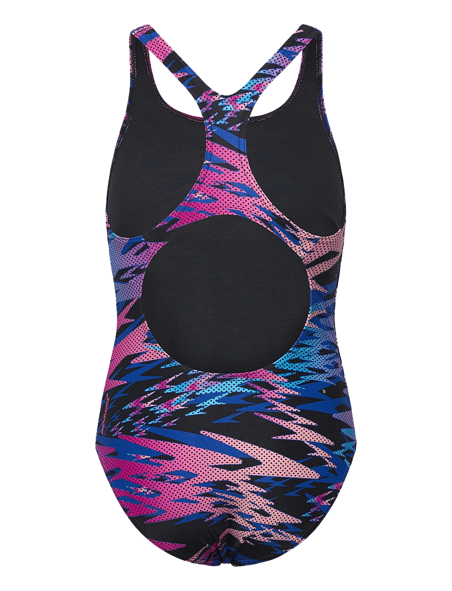 Speedo - Hyperboom Print Medalist Swimsuit - swimsuits - anthracite - 1