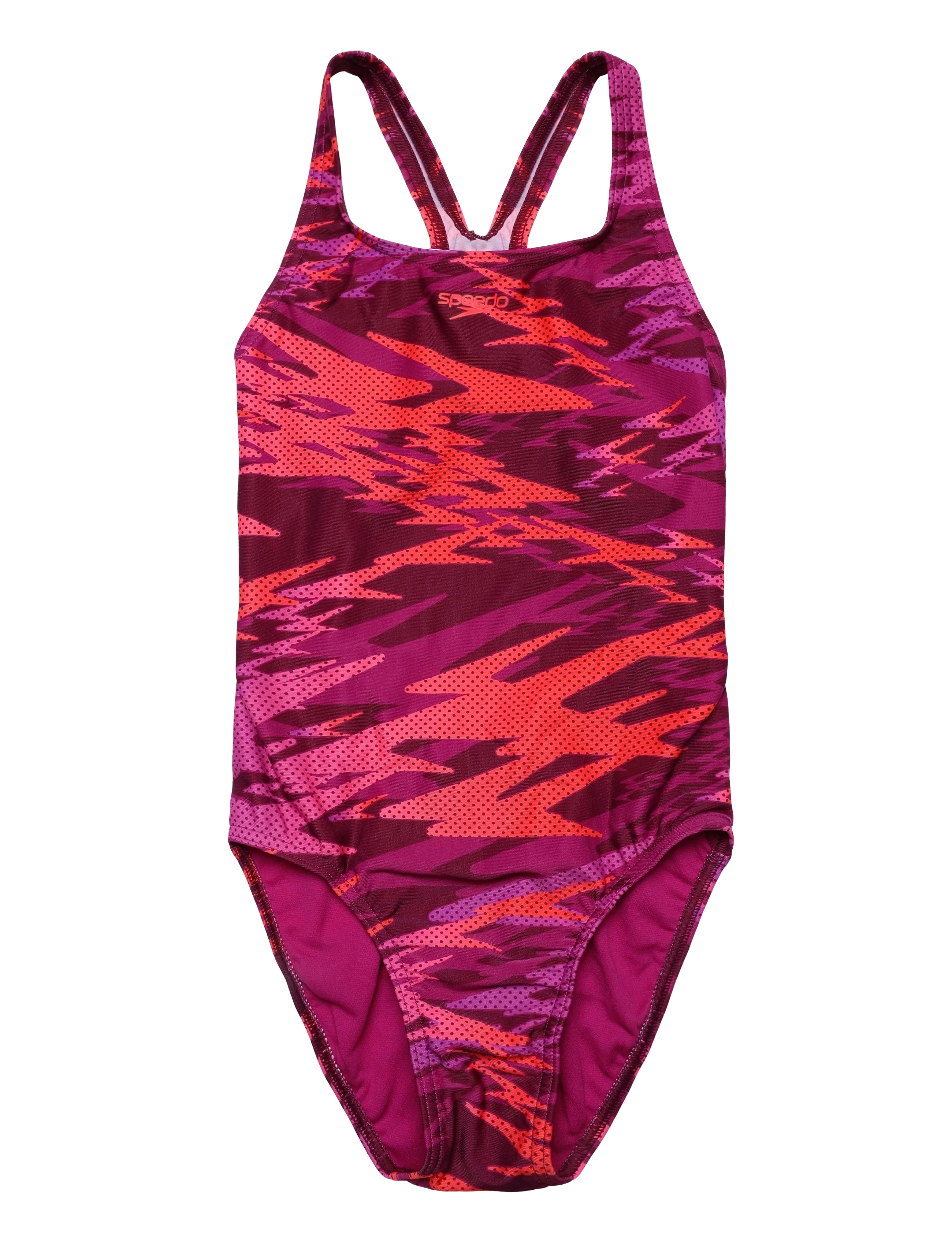Speedo Hyperboom Print Medalist Swimsuit - Swimwear - NEON JELLY/POST IT PINK / pink/rose