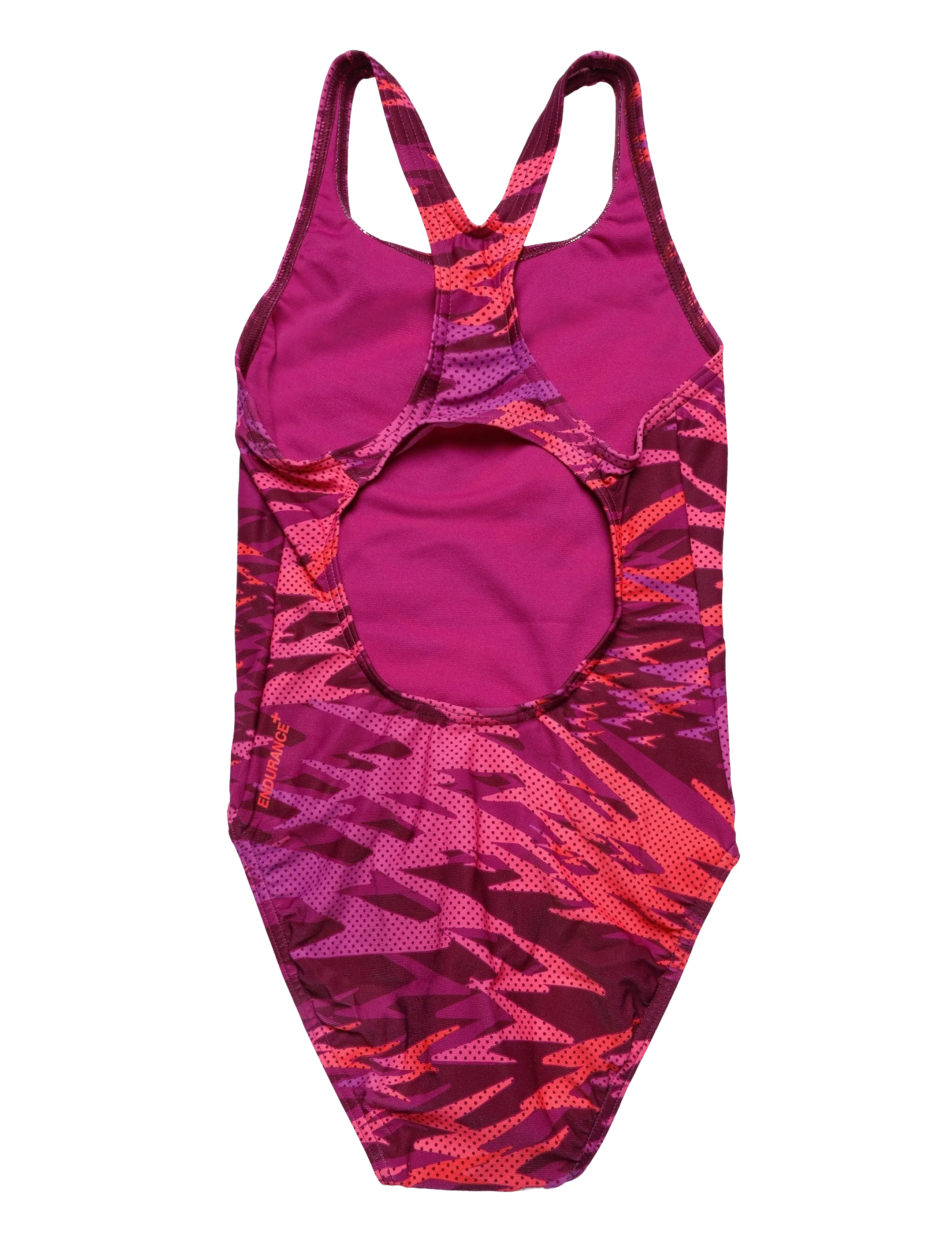 Speedo - Hyperboom Print Medalist Swimsuit - swimsuits - neon jelly/post it pink - 1