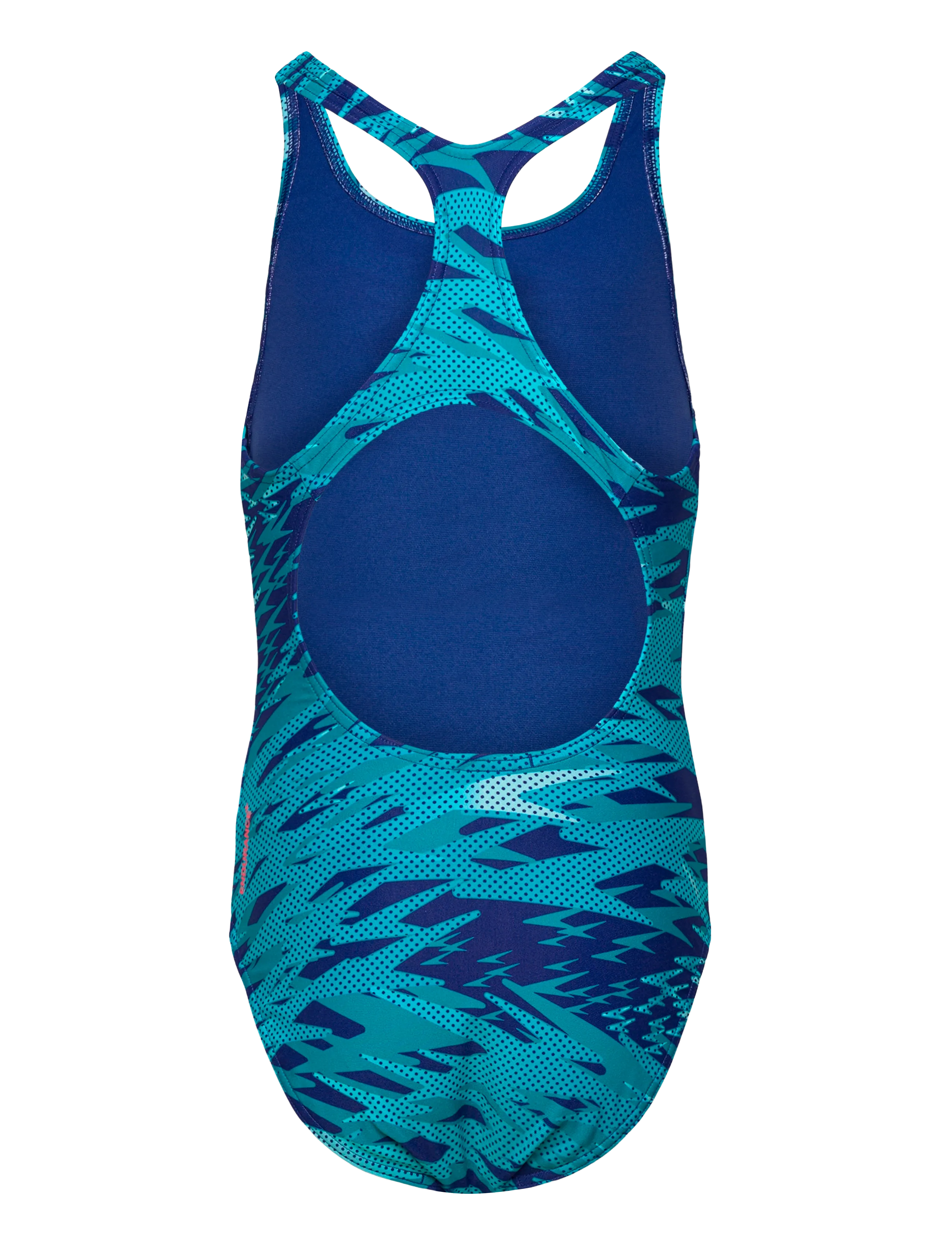 Speedo - Hyperboom Print Medalist Swimsuit - badeanzüge - night watch/hyper teal - 1