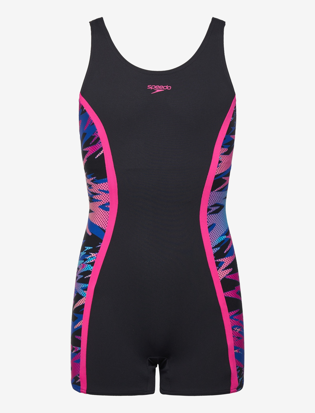Speedo - Hyperboom Splice Muscleback Legsuit - swimsuits - anthracite/margarita pink - 0