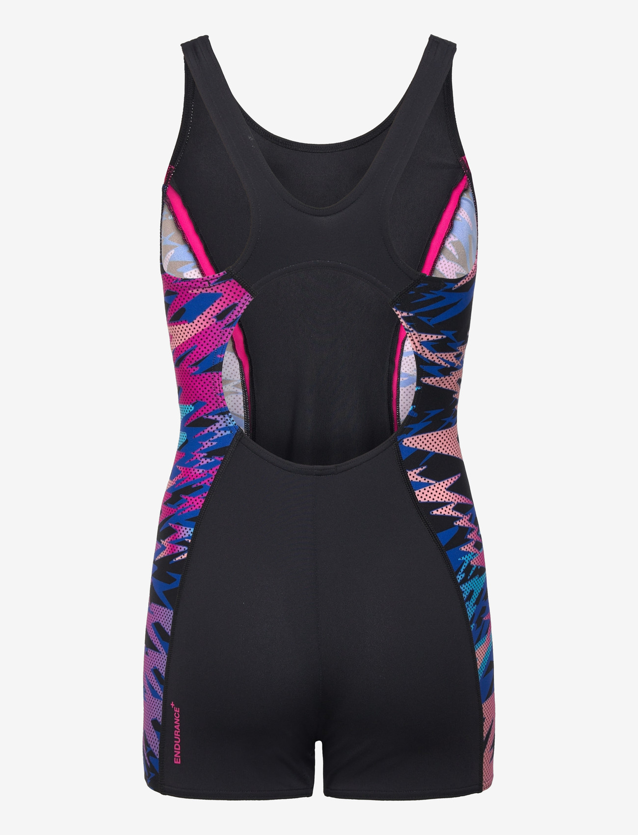 Speedo - Hyperboom Splice Muscleback Legsuit - swimsuits - anthracite/margarita pink - 1