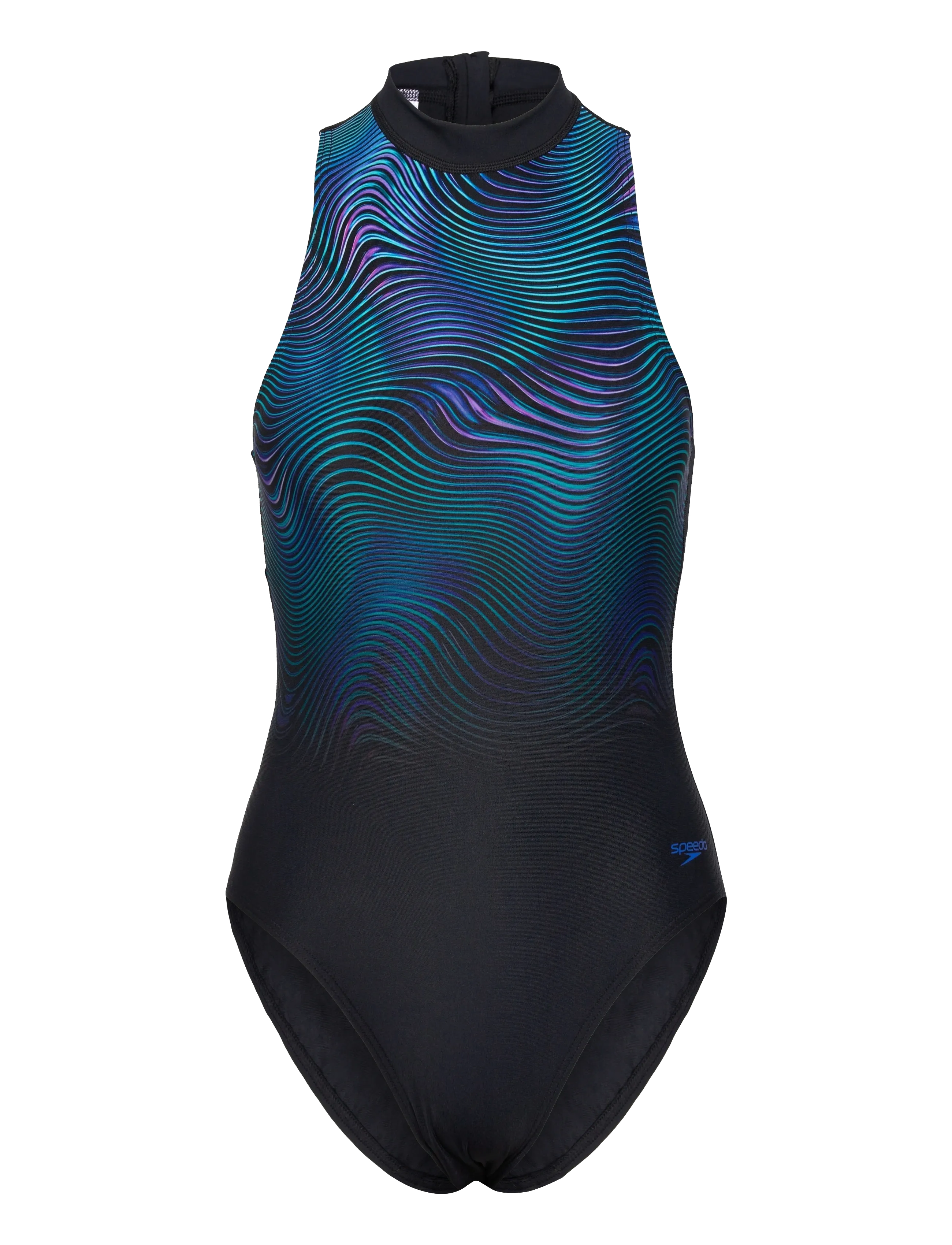 Speedo Print Hydrasuit One Piece - Sports swimwear - ANTHRACITE / black