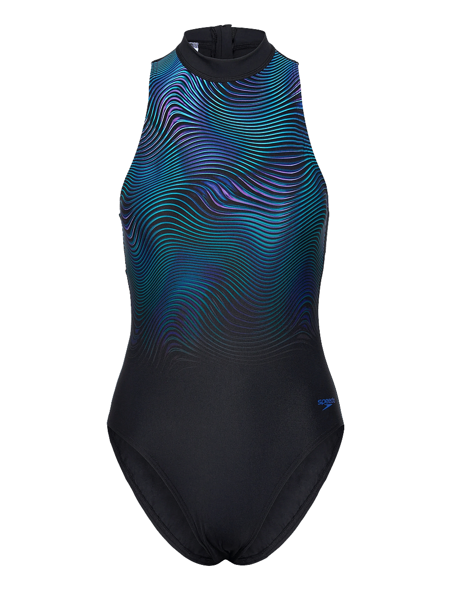 Speedo - Print Hydrasuit One Piece - sportsbadetøj - anthracite - 1