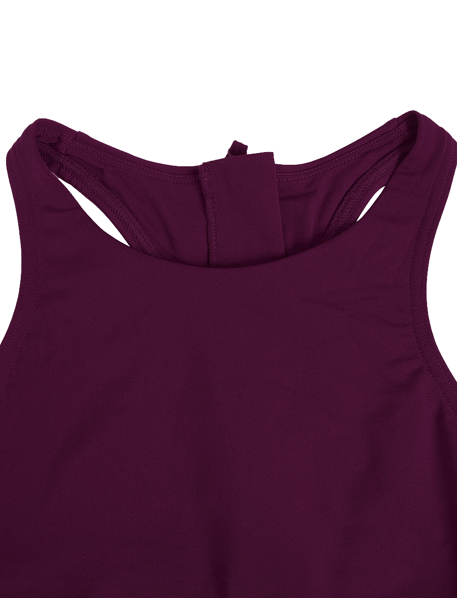 Speedo - Solid Racerback Zip Swimsuit - sportiga badkläder - berry cool - 2