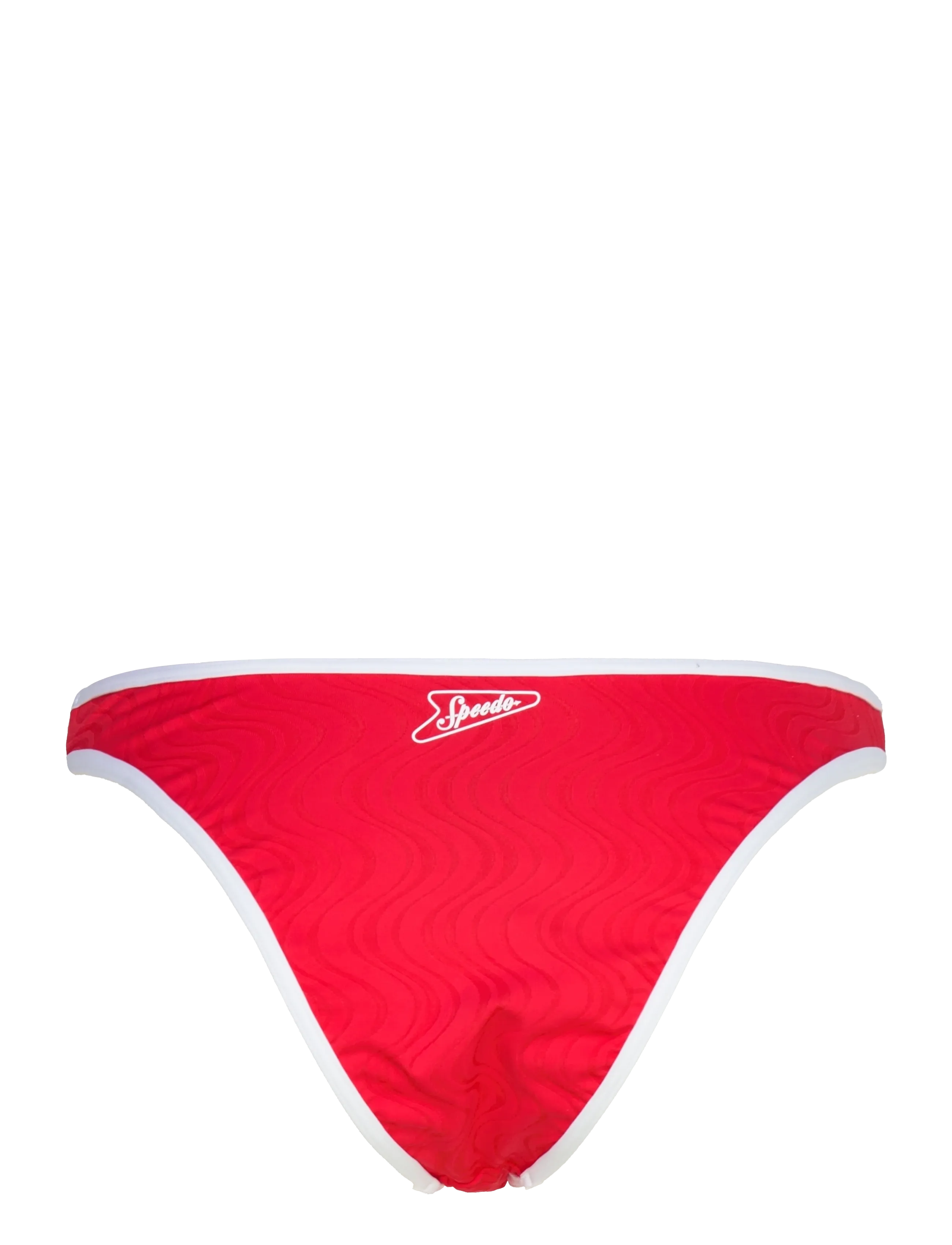 Speedo - Texture Scoop Bikini Bottom - sportlikud ujumisriided - high risk red/bright white - 1