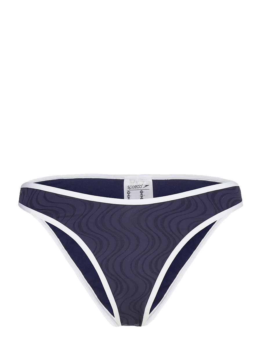 Speedo - Texture Scoop Bikini Bottom - spordi ujumisriided - peacoat/bright white - 0