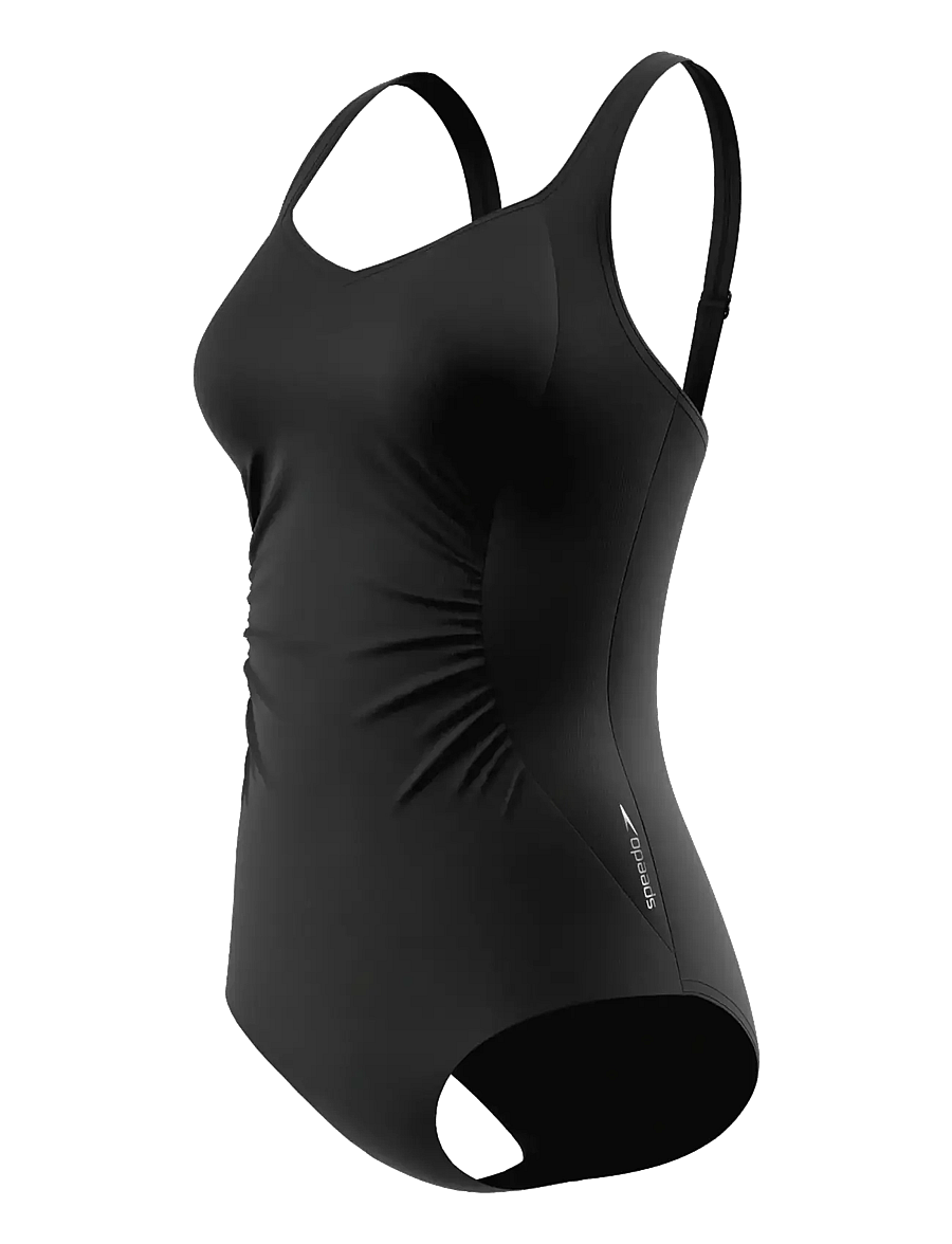 Speedo - Shirred Swimsuit - spordi ujumisriided - anthracite - 1