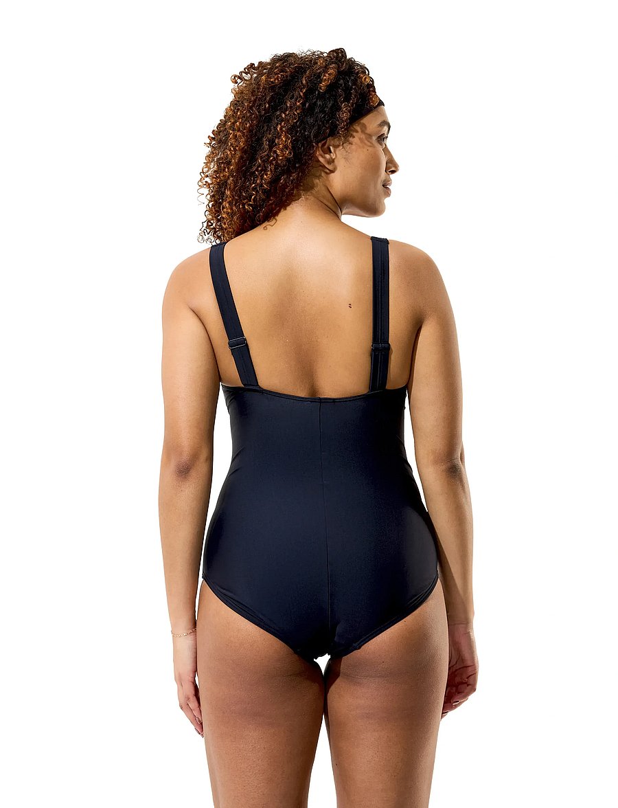 Speedo - Shirred Swimsuit - spordi ujumisriided - anthracite - 4