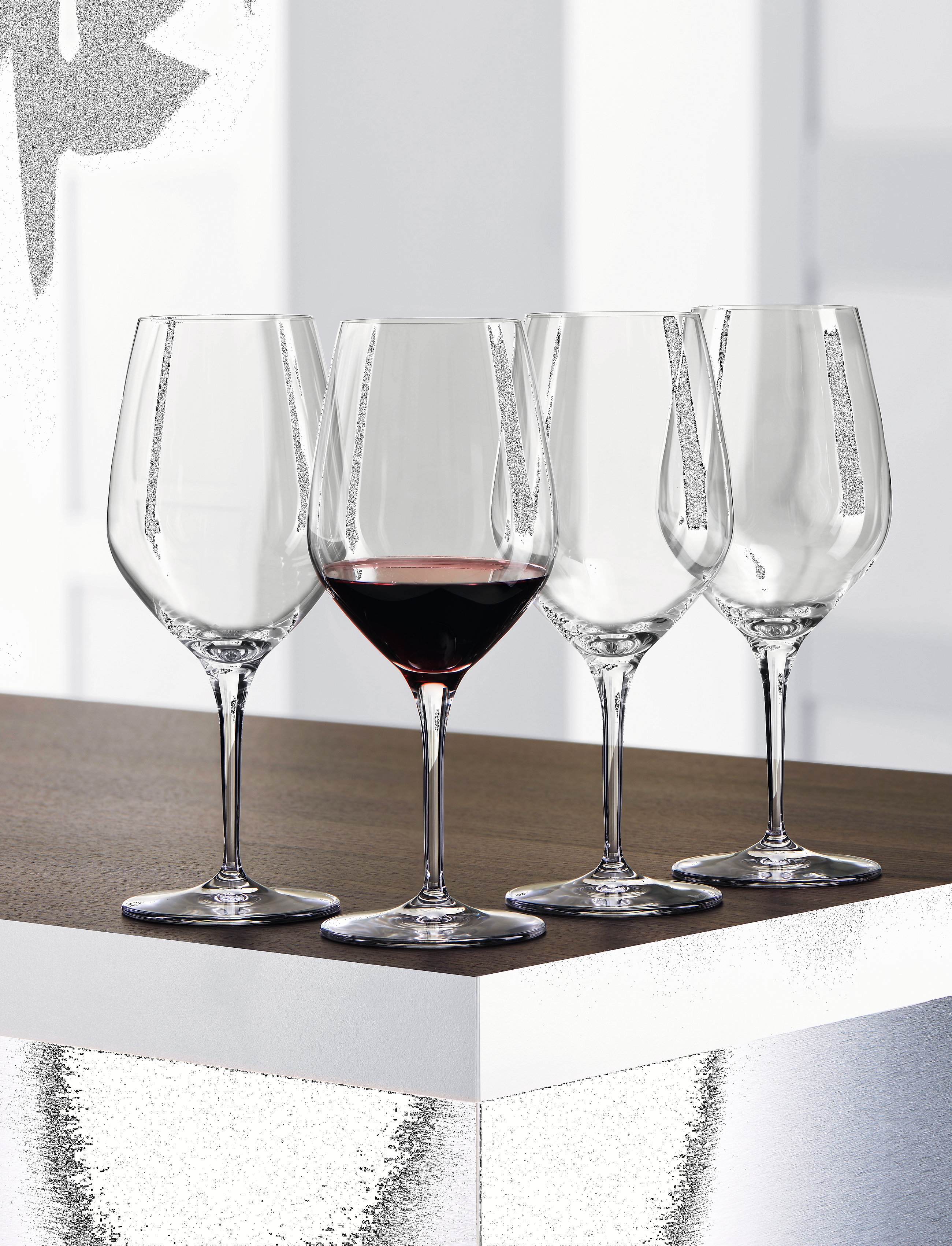 Spiegelau Authentis Bordeaux 65 Cl 4-P, 65 CL, Nude, Vinglas > Rødvinsglas, Unisex
