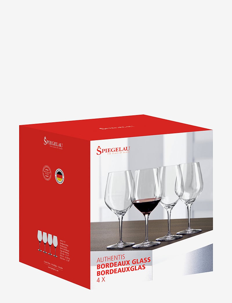 Spiegelau - Authentis Bordeaux 65 cl 4-pack - rotweingläser - clear glass - 4