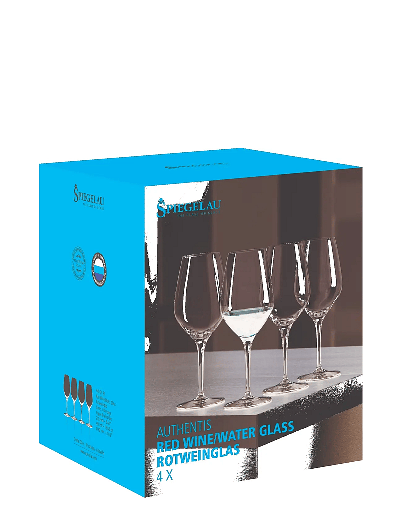 Spiegelau - Authentis Red wine glass 48 cl 4-pack - punase veini pokaalid - clear glass - 2