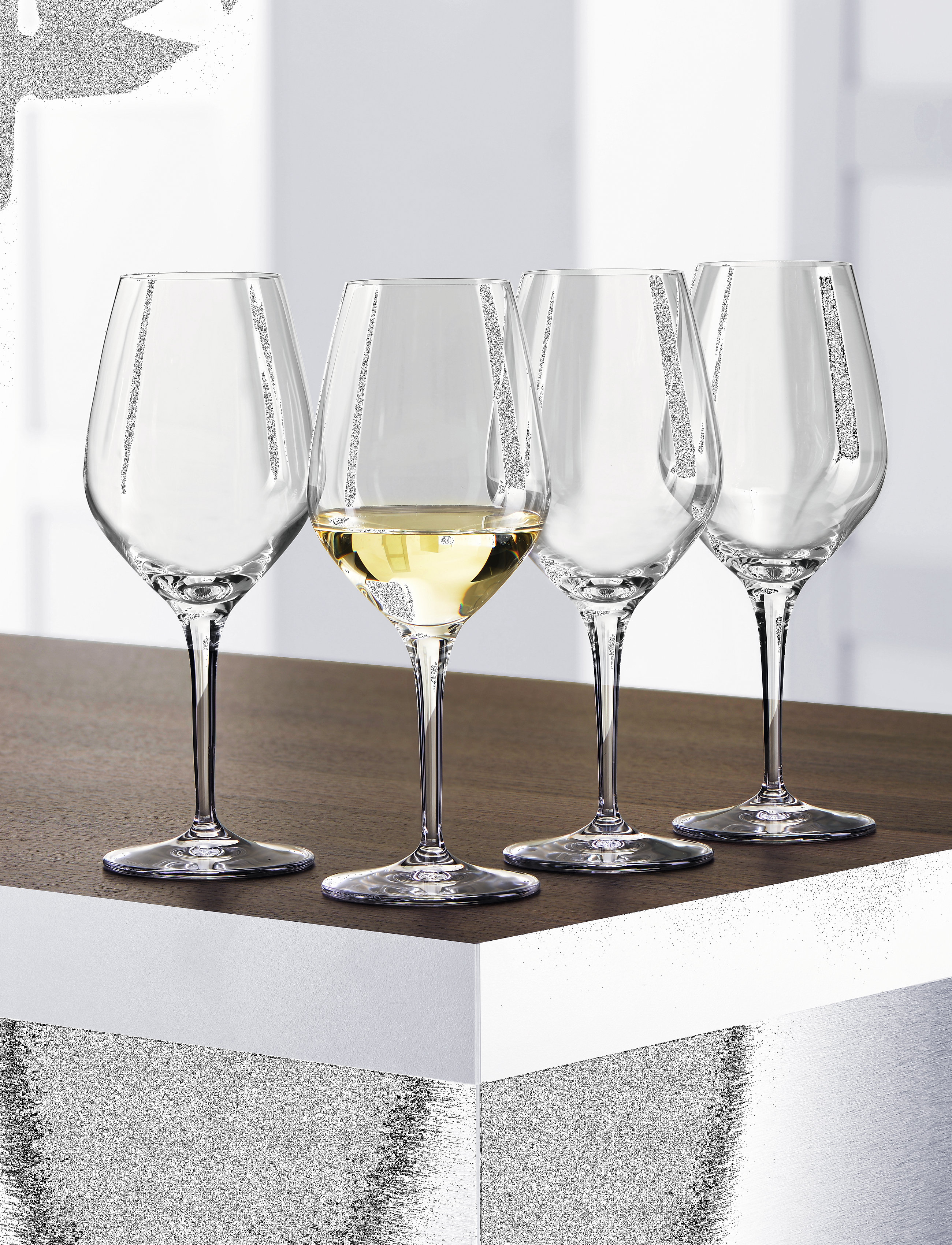 Spiegelau Authentis Vitvinsglas 42 Cl 4-P, 42 CL, Nude, Vinglas > Hvidvinsglas, Unisex