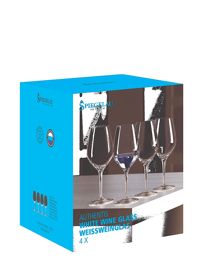 Spiegelau - Authentis White wine glass 42 cl 4-pack - valge veini pokaalid - clear glass - 2
