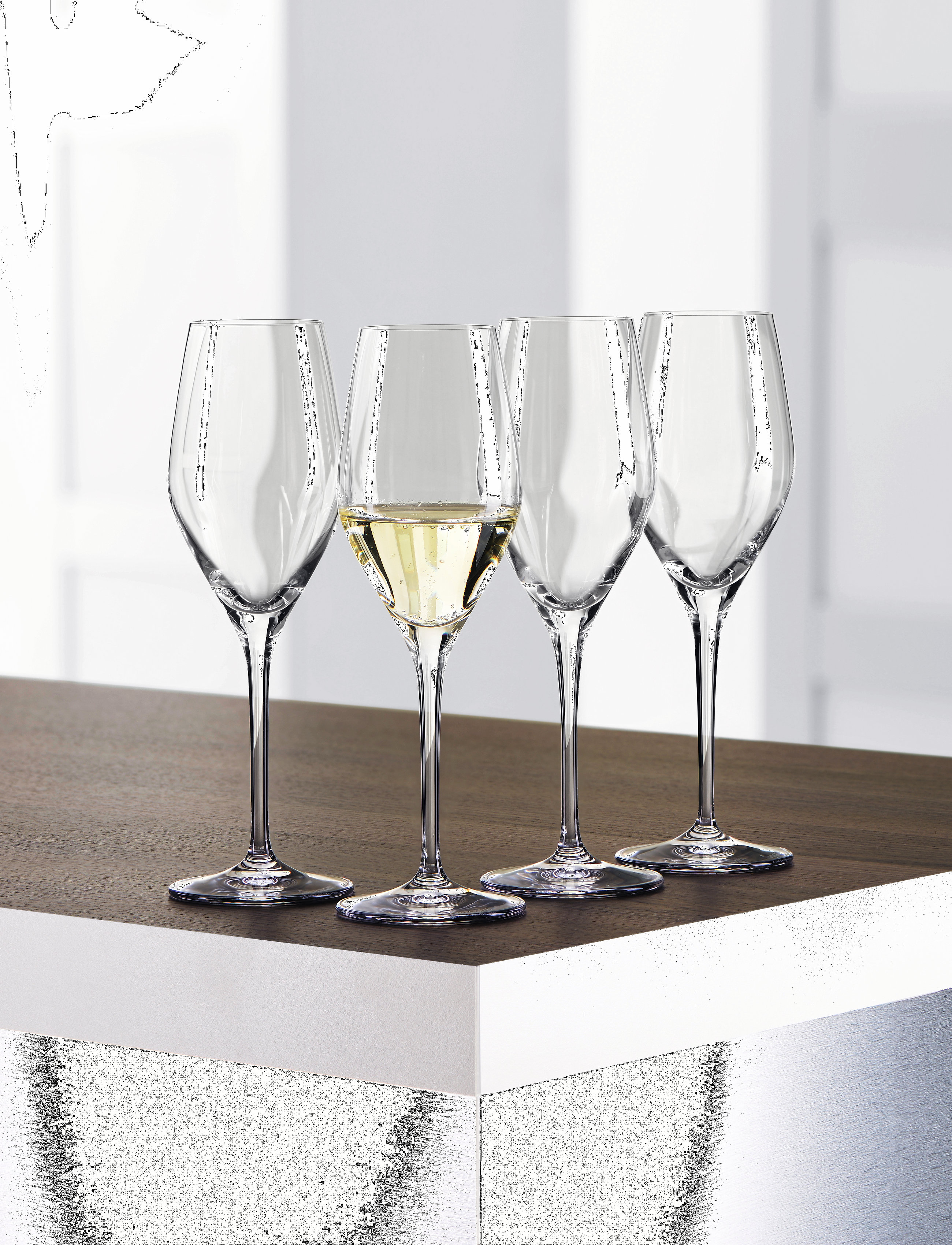 Spiegelau Authentis Champagneglas 27 Cl 4-P, CL, Glass, Nackt - Champagne Homeware