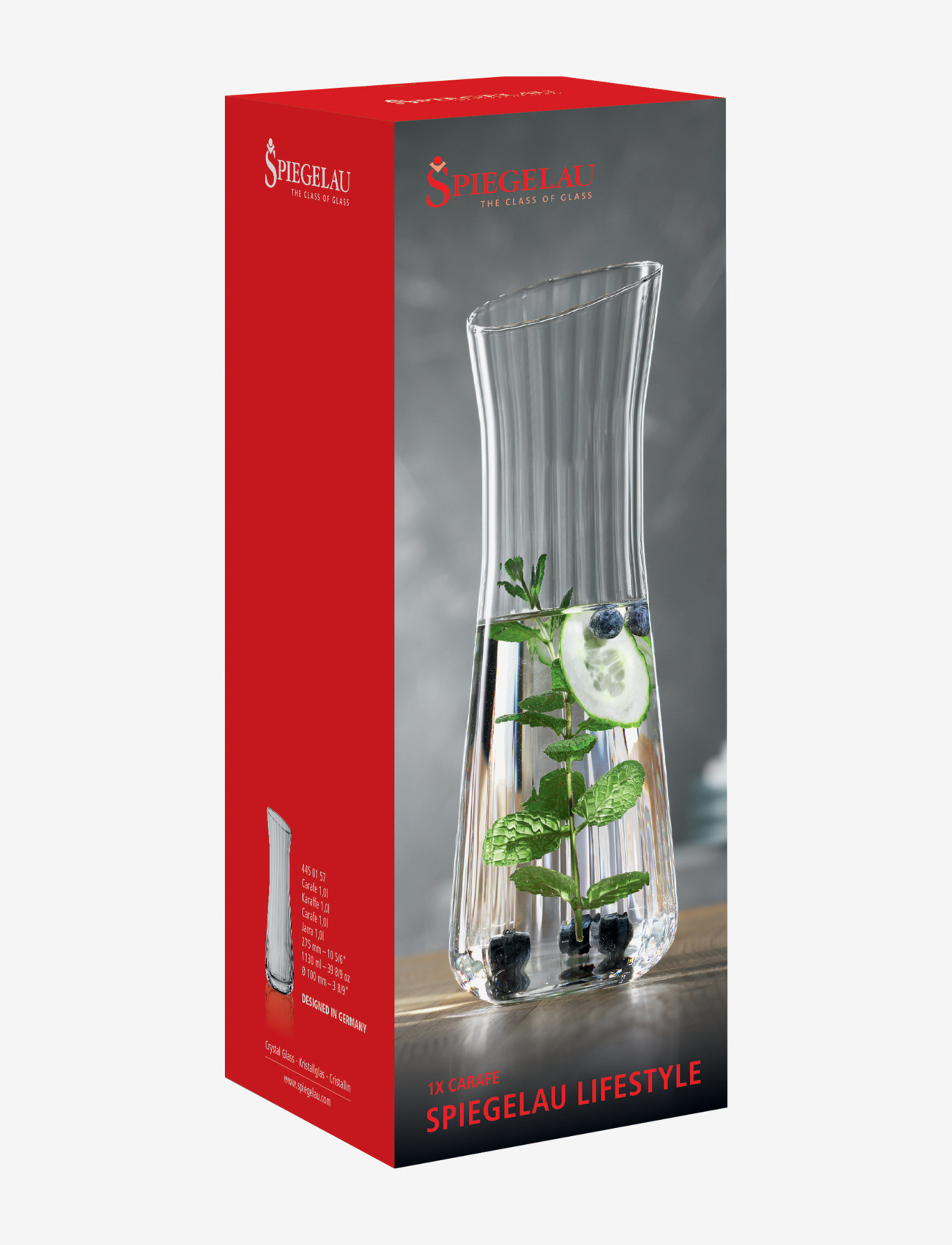 Spiegelau - LifeStyle Karaff 1L - water carafes - clear glass - 2