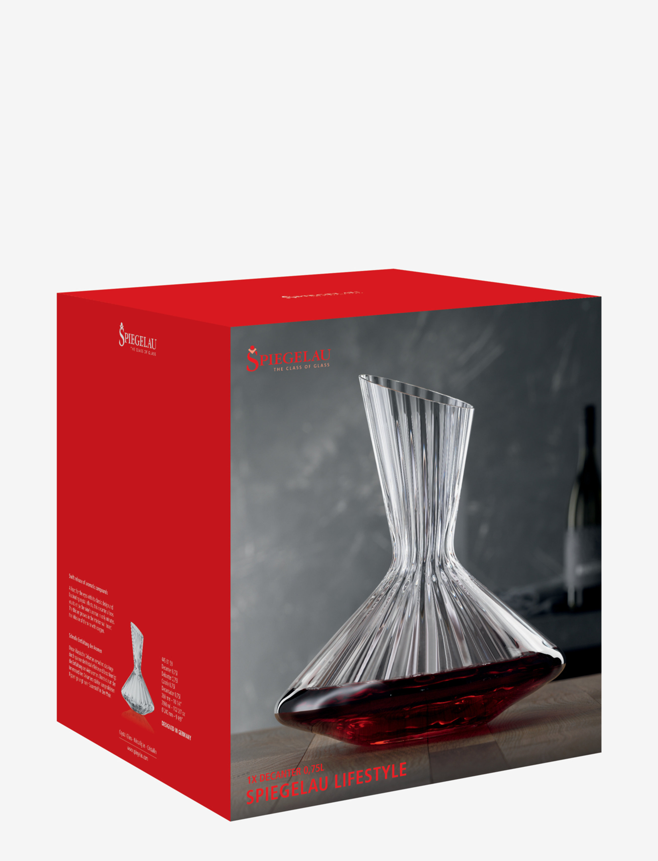 Spiegelau - LifeStyle Decanter 0,75L - vinkarafler - clear glass - 2