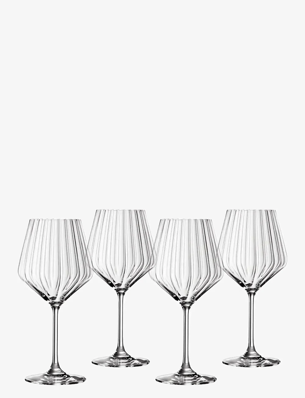 Spiegelau - LifeStyle Burgundy glass  4-p - rotweingläser - clear - 0