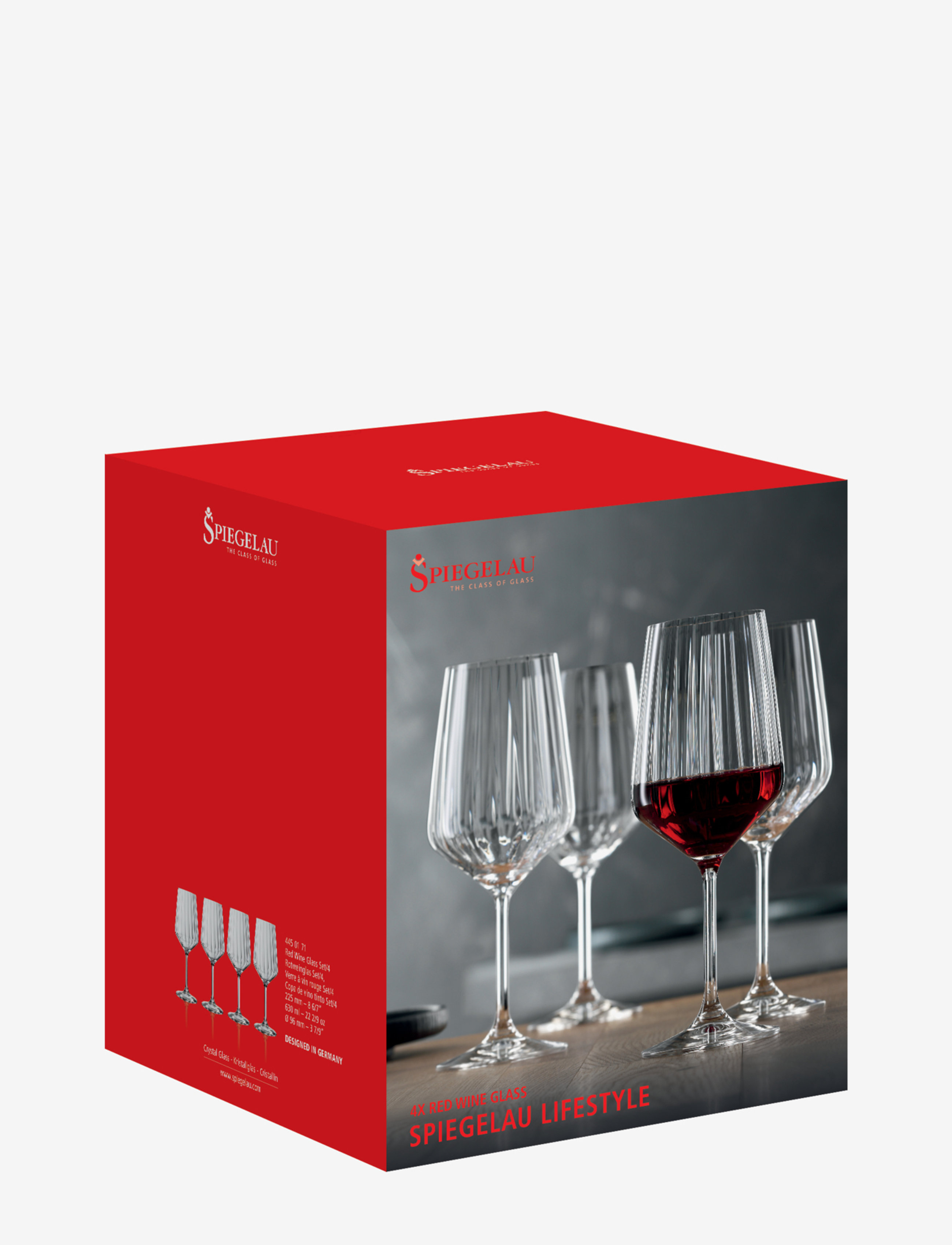 Spiegelau - LifeStyle Rödvinsglas 63cl 4-pack - vinglas - clear glass - 1