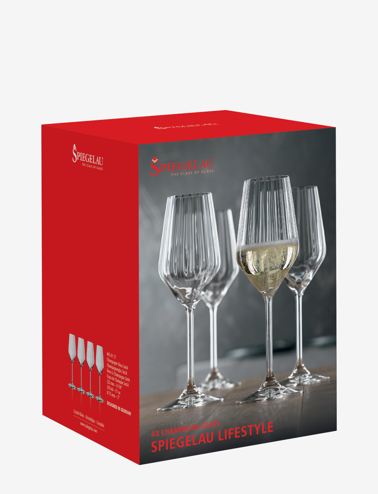 Spiegelau - LifeStyle Champagne 31cl 4-pack - champagne glasses - clear glass - 2